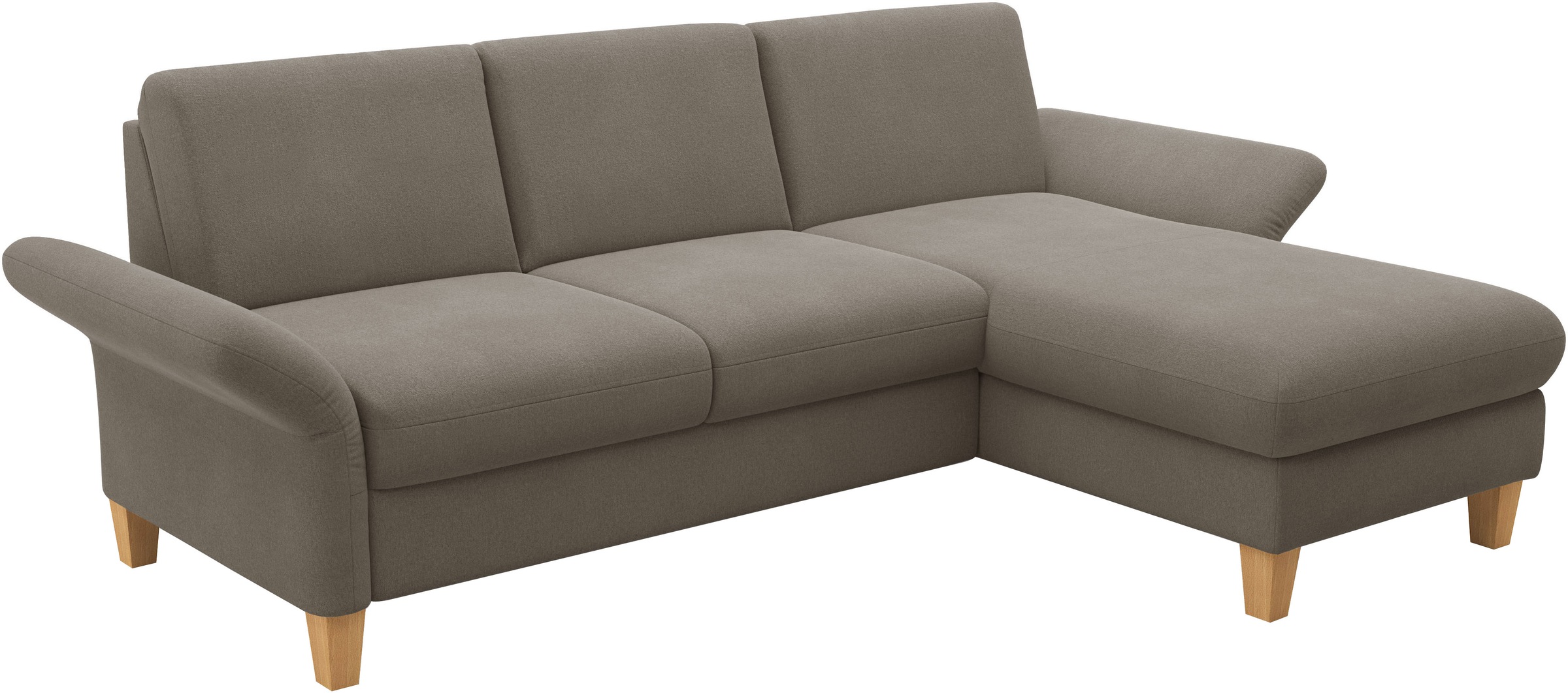 Home affaire Ecksofa »Rochelle, L-Form«, wahlweise mit Armteilverstellung, Bettfunktion und Bettkasten