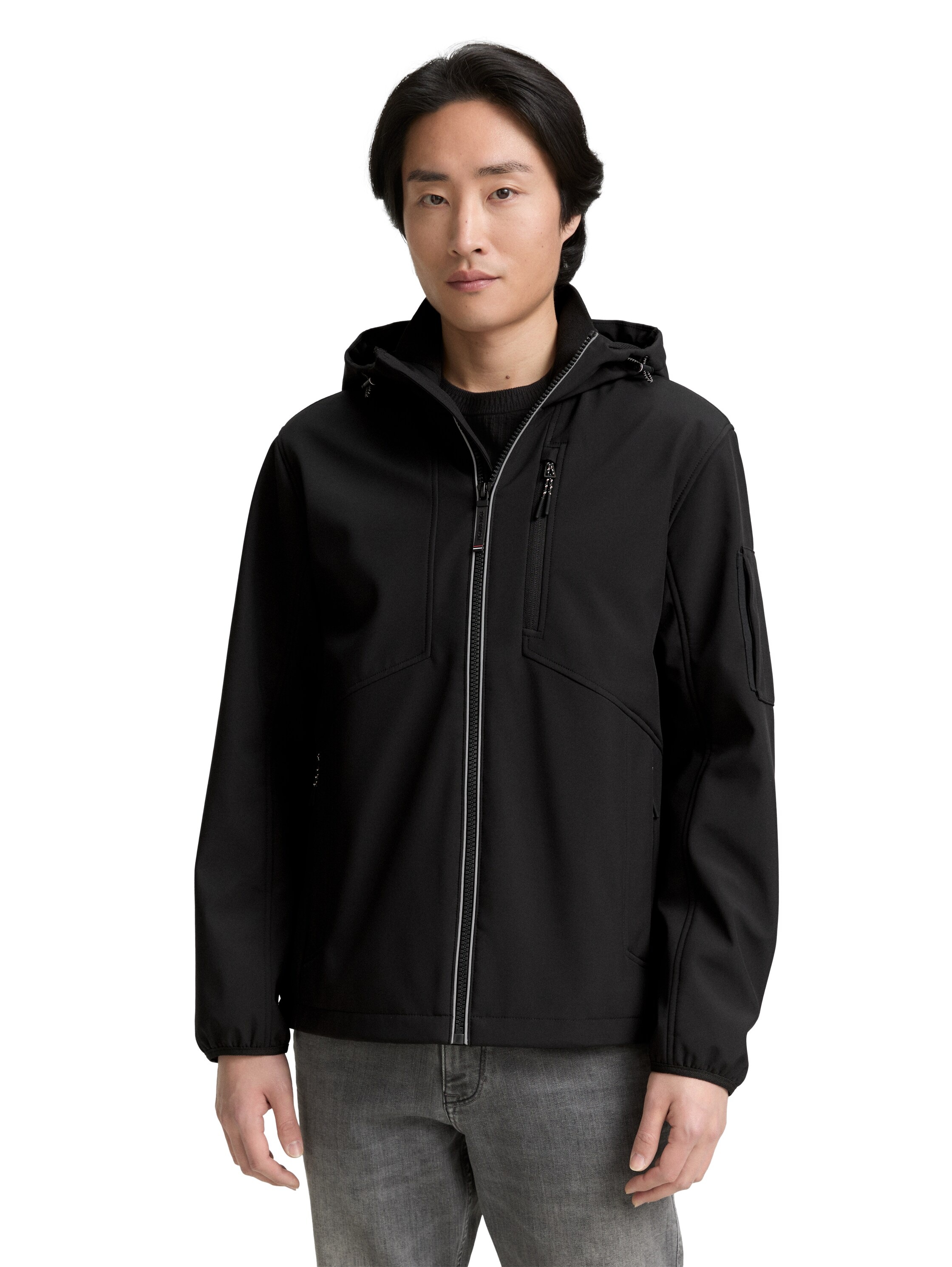 TOM TAILOR Softshelljacke, mit Kapuze, mit Kapuze günstig online kaufen