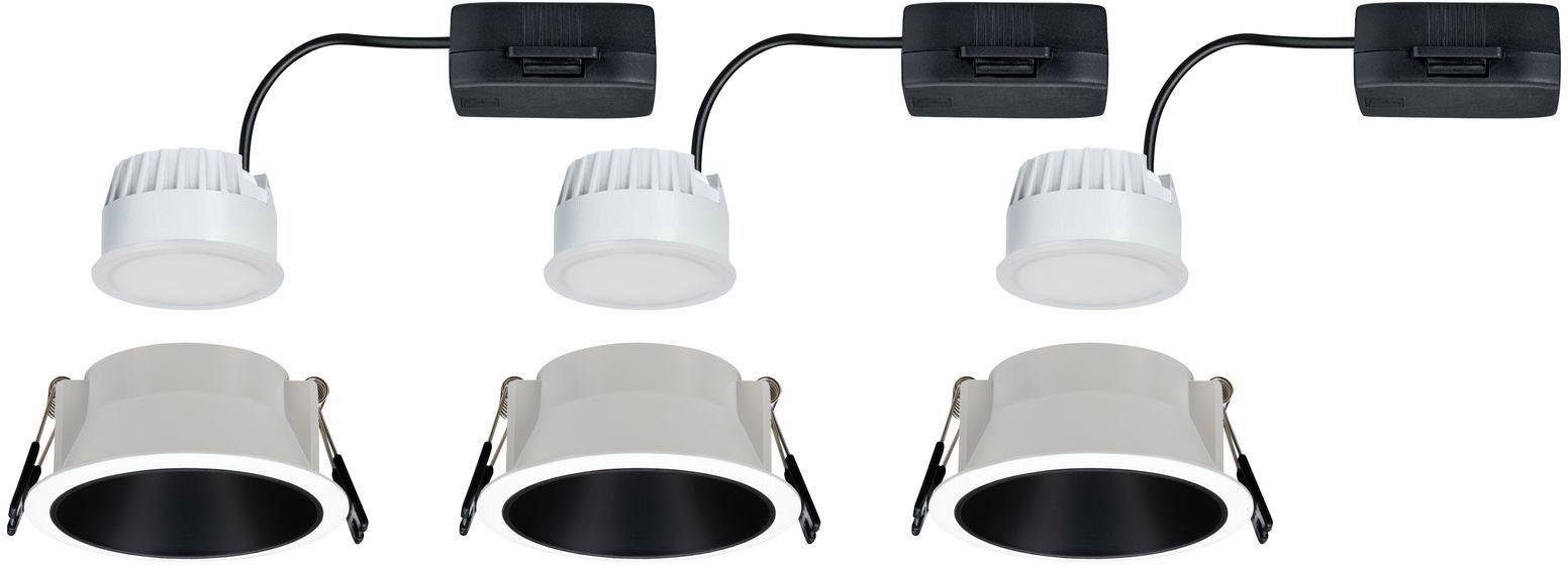 Paulmann LED Einbauleuchte »Cole«, 3 flammig-flammig, Deckenspots, 3er Set