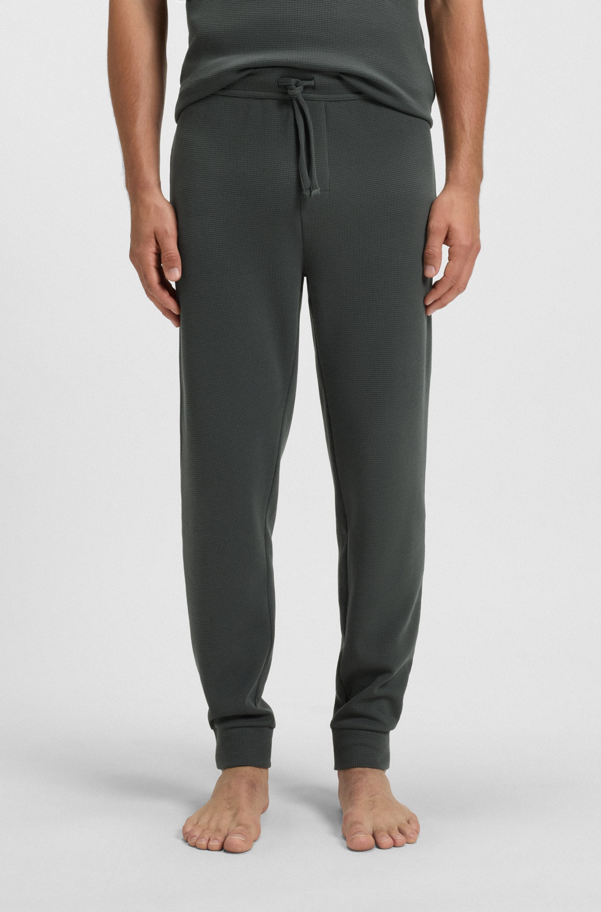 BOSS Pyjamahose "Waffle Pants Cuf" günstig online kaufen