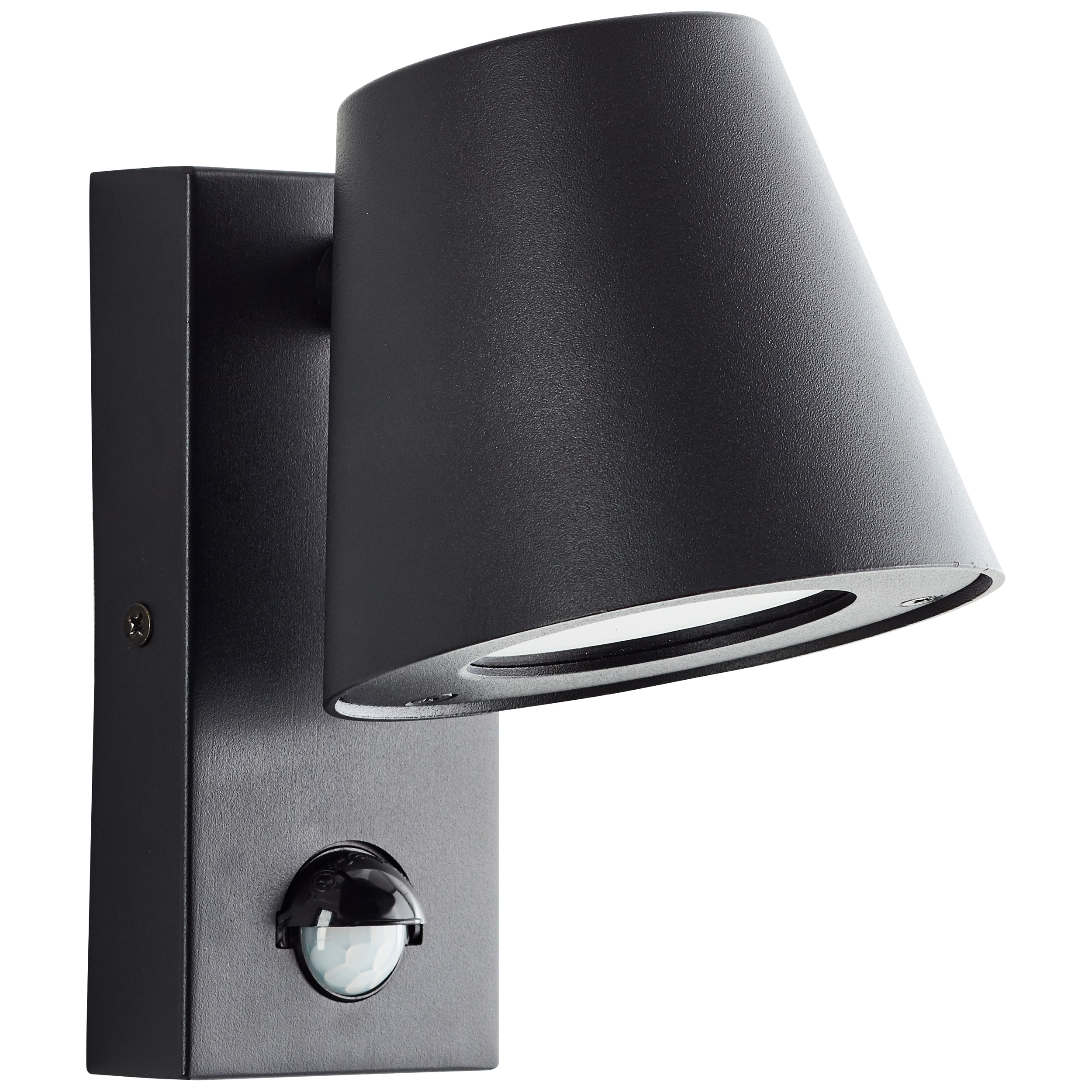 Brilliant Außen-Wandleuchte "Bari" GU10 1 Stk. Außenwandlampe mit Bewegungsmelder, GU10, Metall/Kunststoff, schwarz