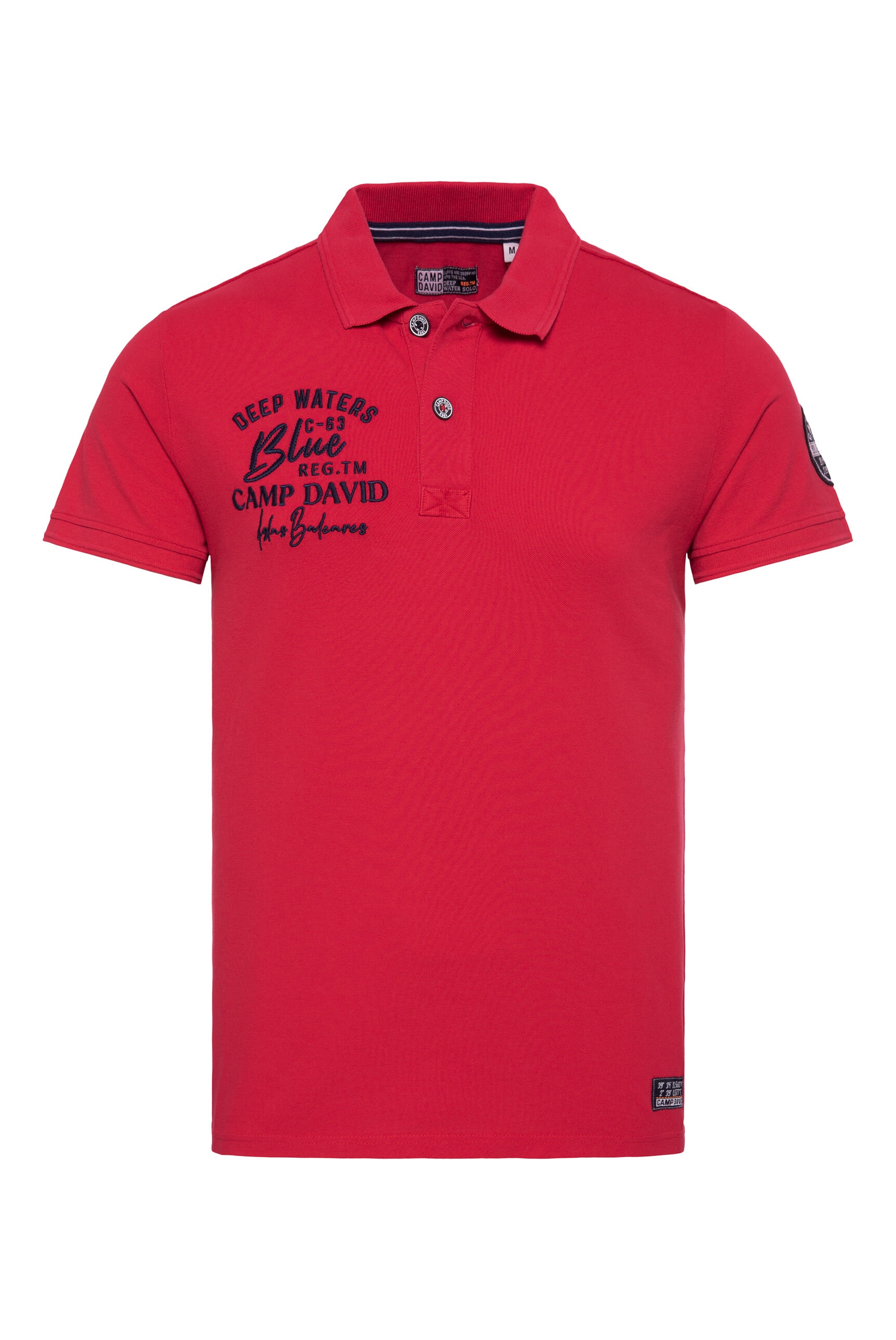 CAMP DAVID Poloshirt, aus Baumwolle