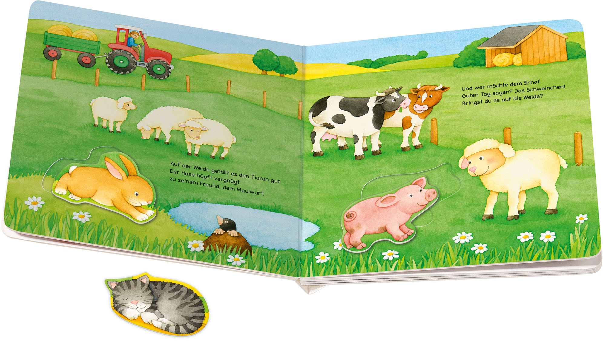 Ravensburger Buch »ministeps®, Mein großes Tiere Puzzle-Spielbuch«