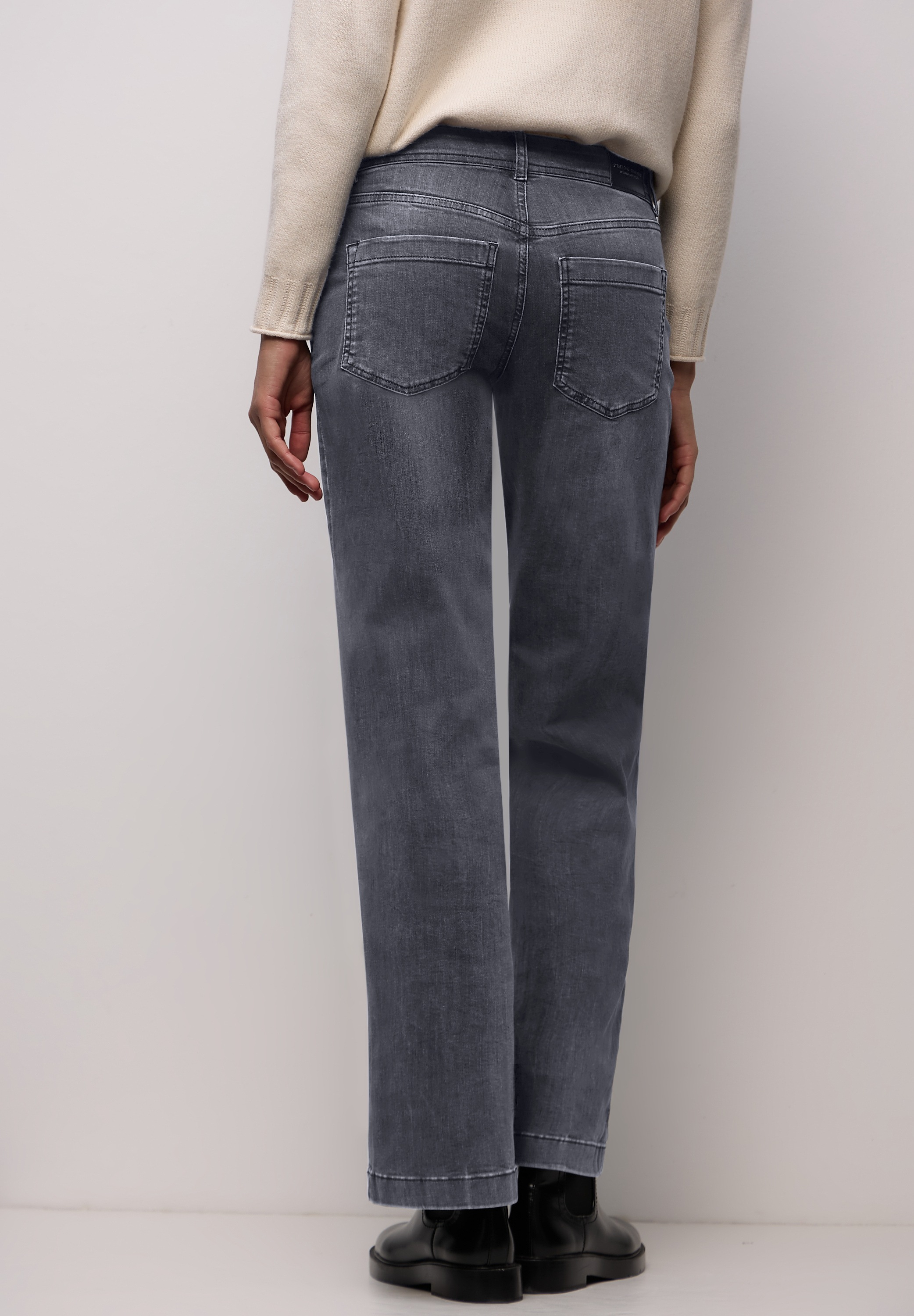 STREET ONE Loose-fit-Jeans aus Baumwolle mit Stretchanteil günstig online kaufen