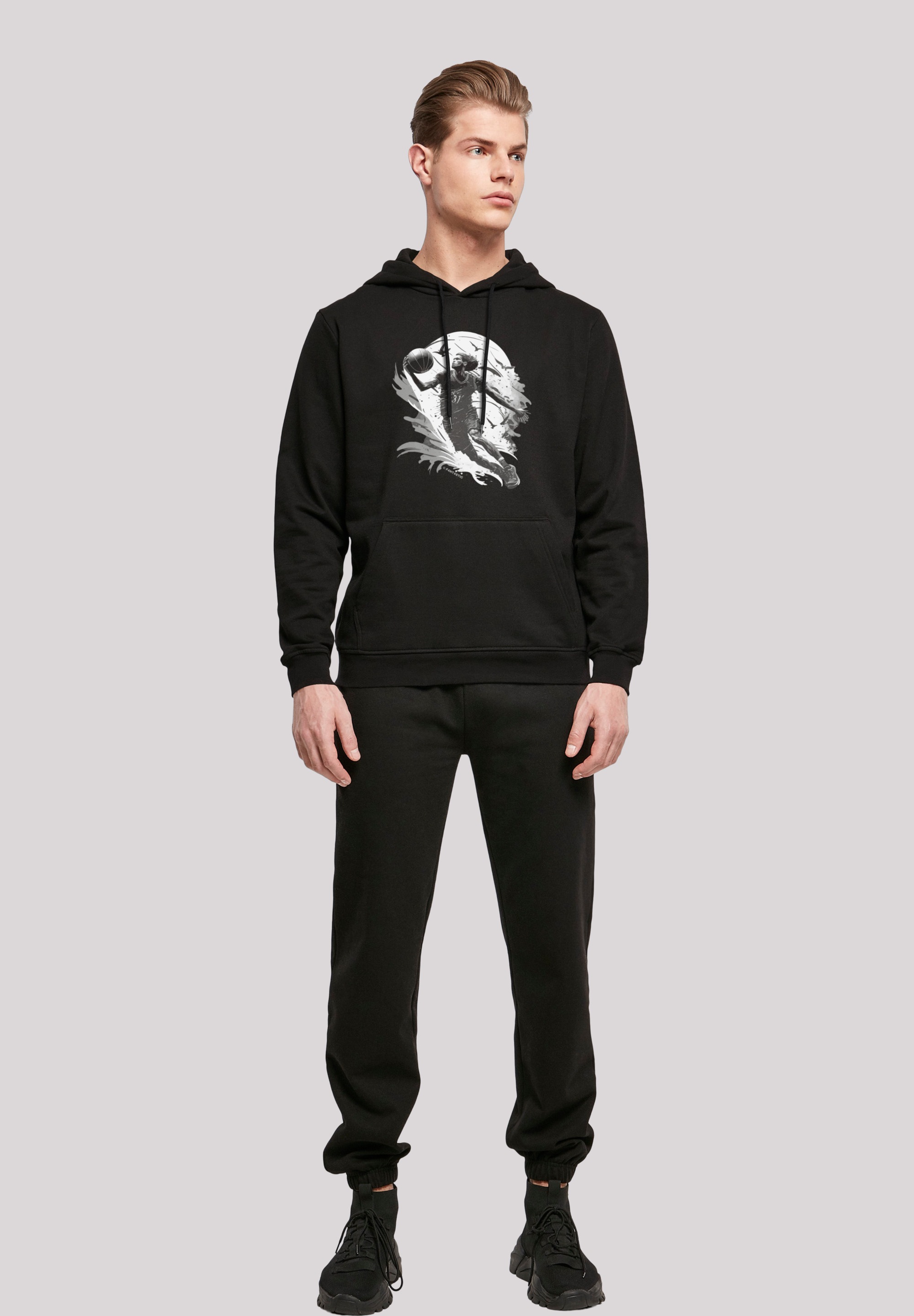 F4NT4STIC Kapuzenpullover »Basketball Spieler«, Print