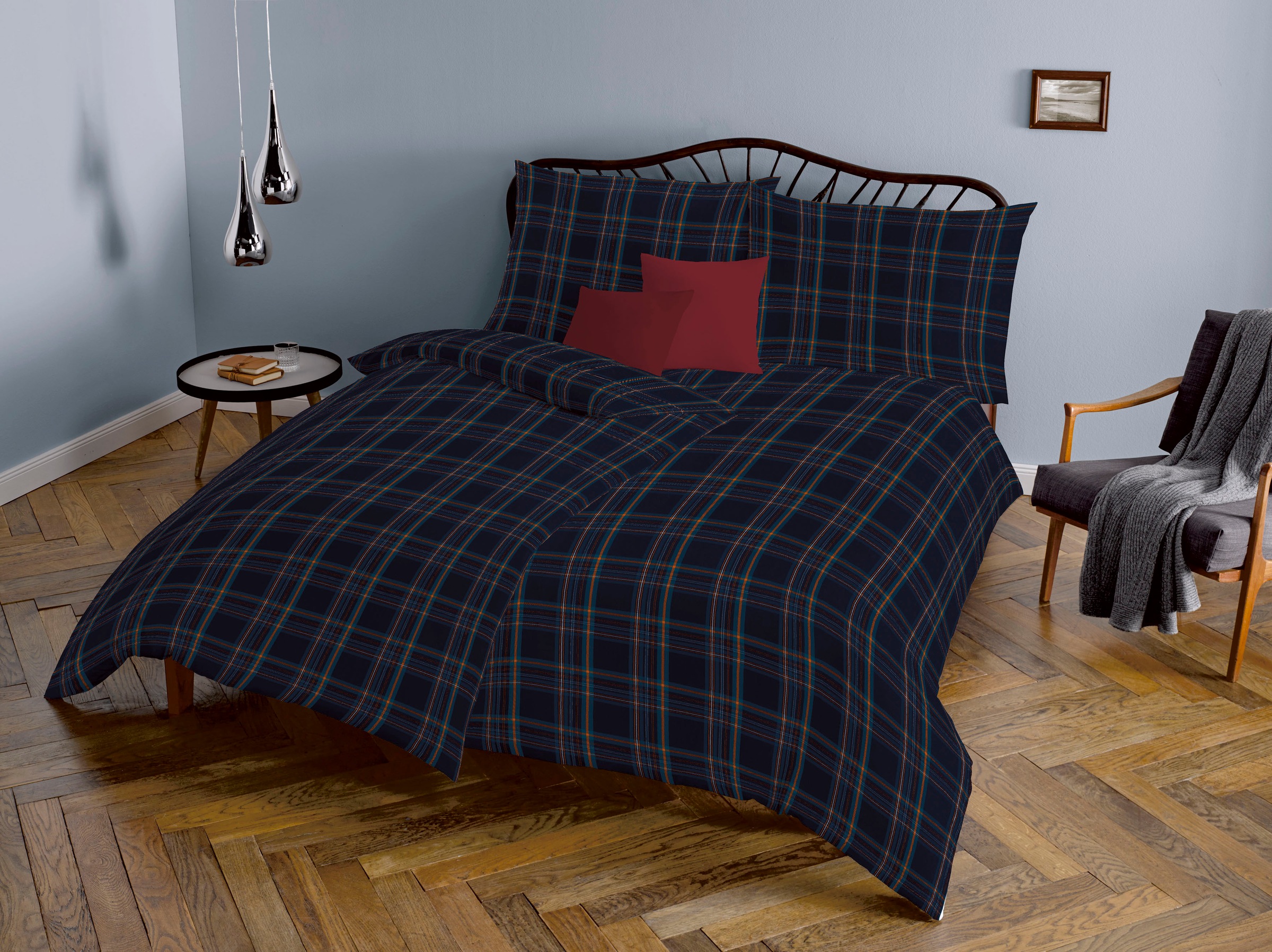 fleuresse Bettwäsche "Lech 4310" 3 tlg. Edelflanell, Baumwolle, in Gr. 135x günstig online kaufen