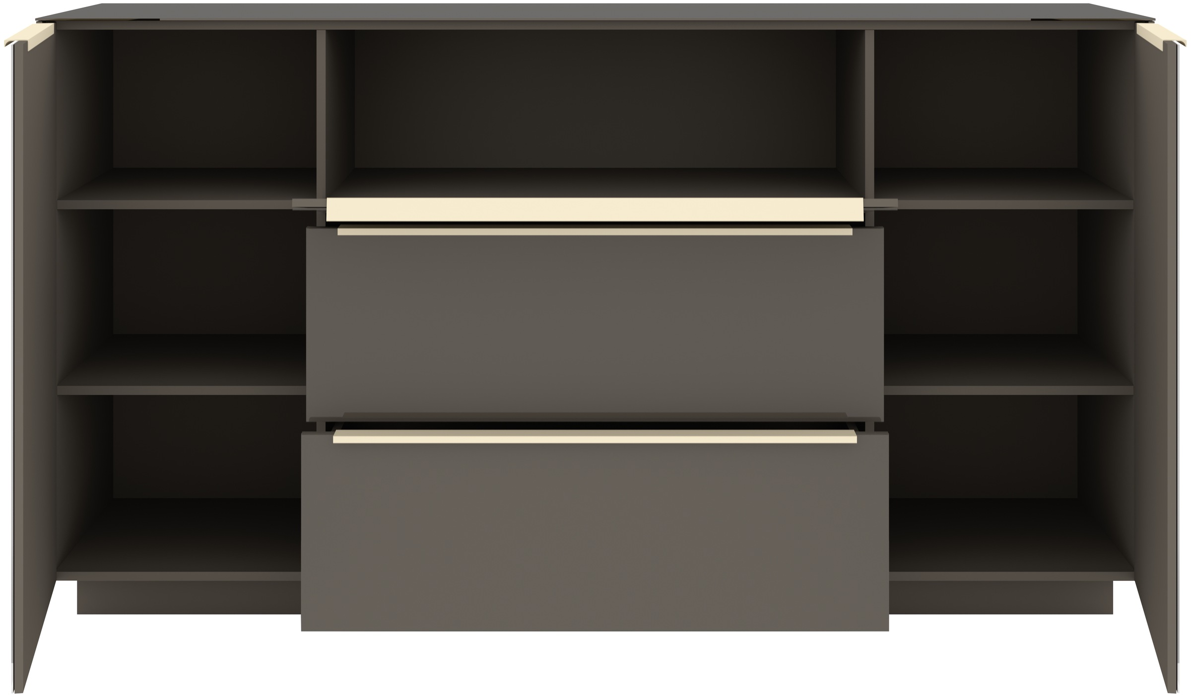 set one by Musterring Sideboard »Reno« 1 Stk. tlg. Mit Sockel in diversen Farben, 102 cm Höhe & Farbauswahl