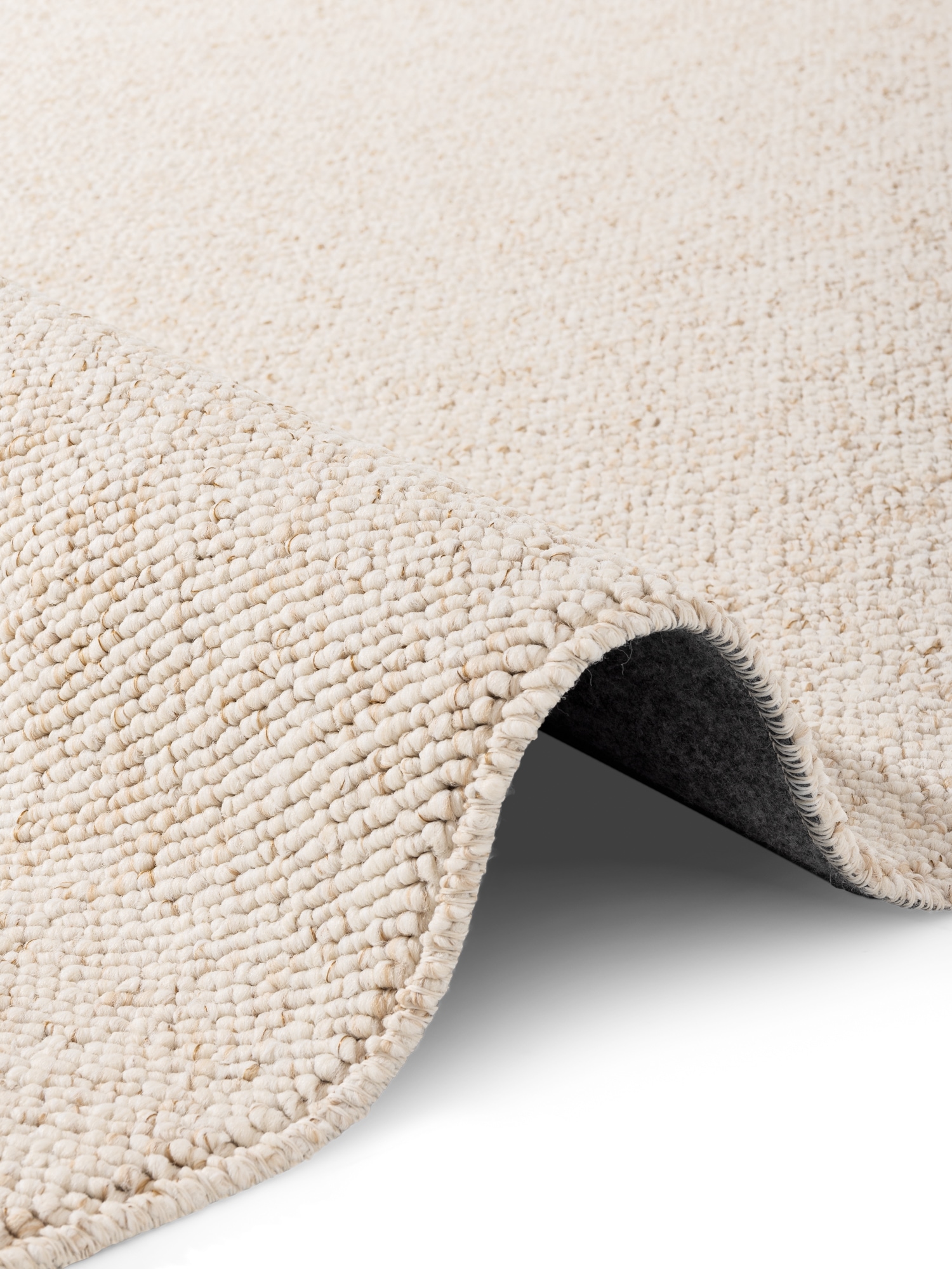 ELLE DECORATION Teppich »Rocco«, rechteckig, 10 mm Höhe, Nachhaltig, Läufer, waschbar, Wohnzimmer, Esszimmer, Woll-Optik