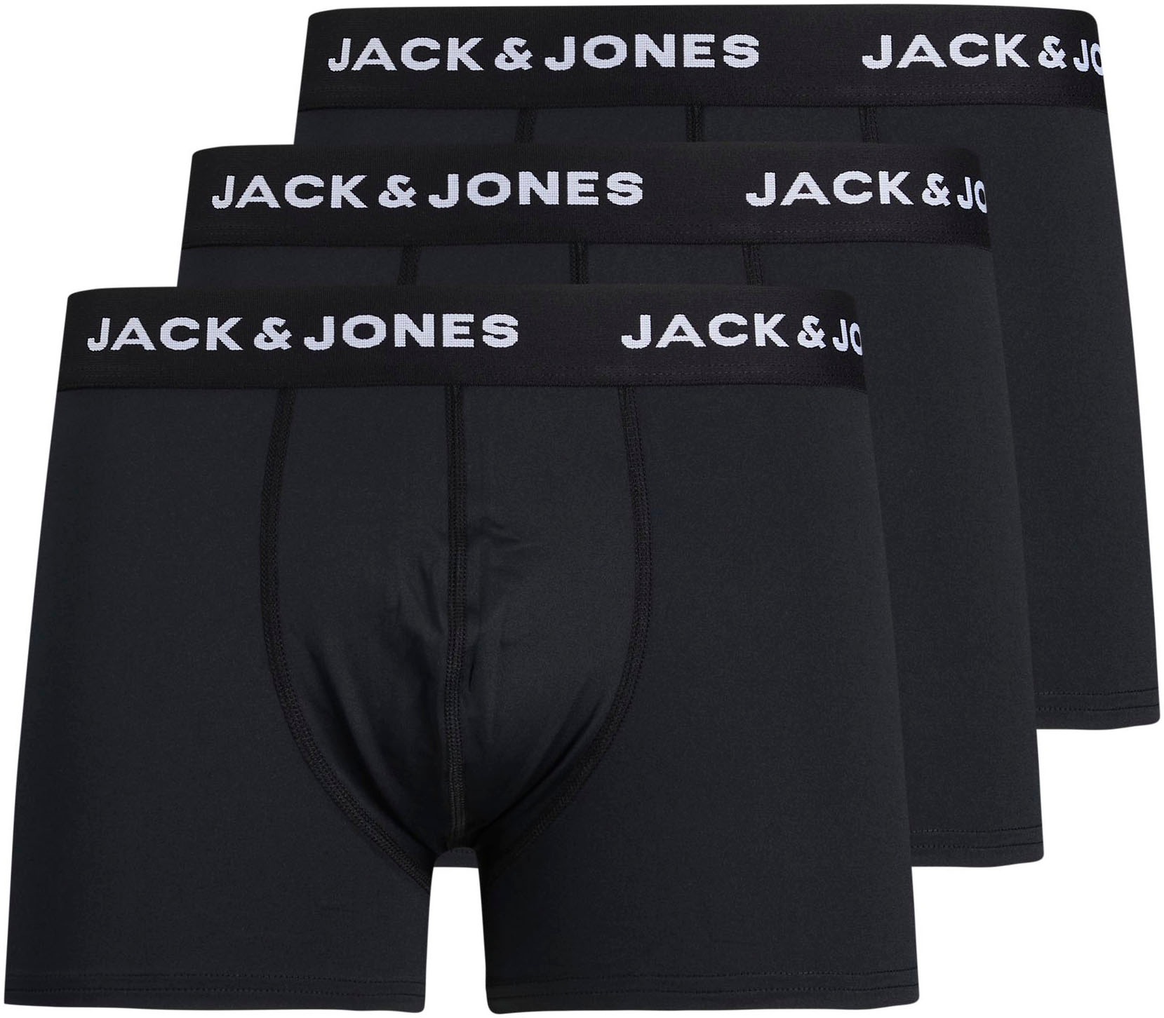 Jack & Jones Boxershorts "JACBASE MICROFIBER TRUNK", (Packung, 3 St., 3er-Pack)