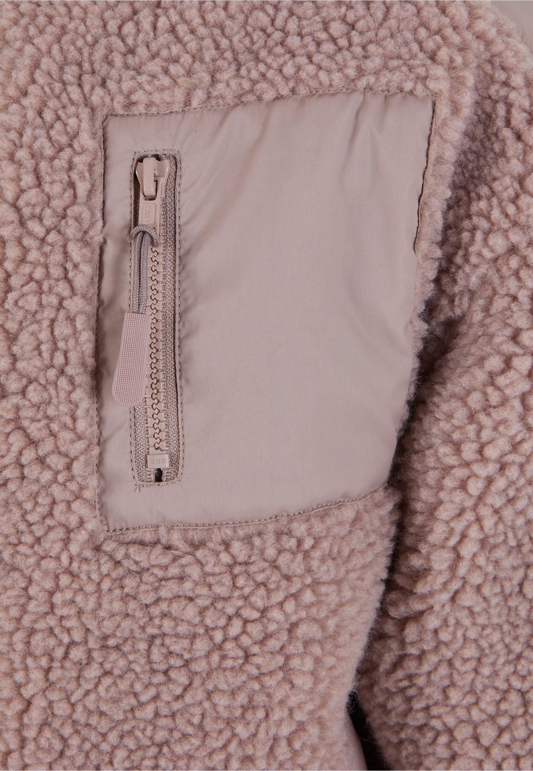 URBAN CLASSICS Winterjacke »Urban Classics Girls Sherpa Mix Jacket«, (1 St.), ohne Kapuze
