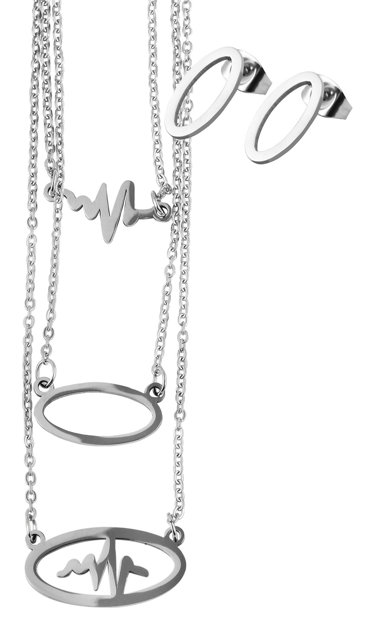 Adelia´s Kette ohne Anhänger »Damen Halskette mit Anhänger – Herz aus Edelstahl« Schöne Geschenkidee zum Muttertag