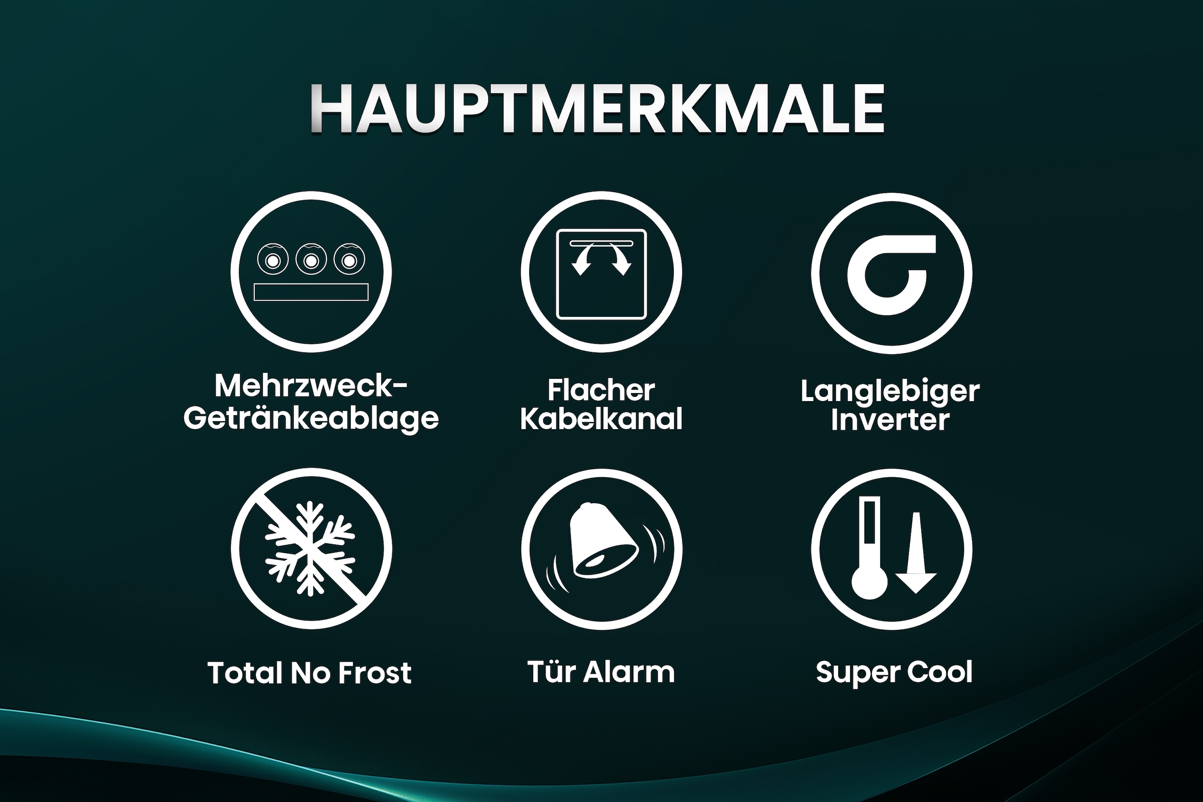 Hisense Side-by-Side »MS91558FC« 178,6 cm hoch 91,1 cm breit MultiAirFlow-System