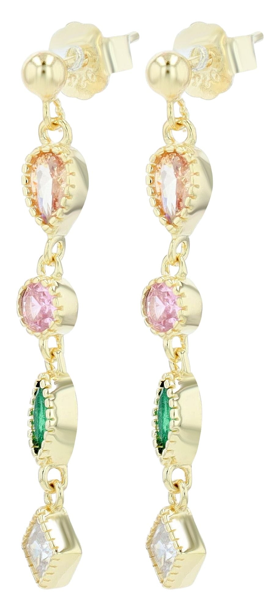 Adelia´s Paar Ohrhänger "Damen Ohrringe – Ohrstecker aus 925 Silber mit Zir günstig online kaufen