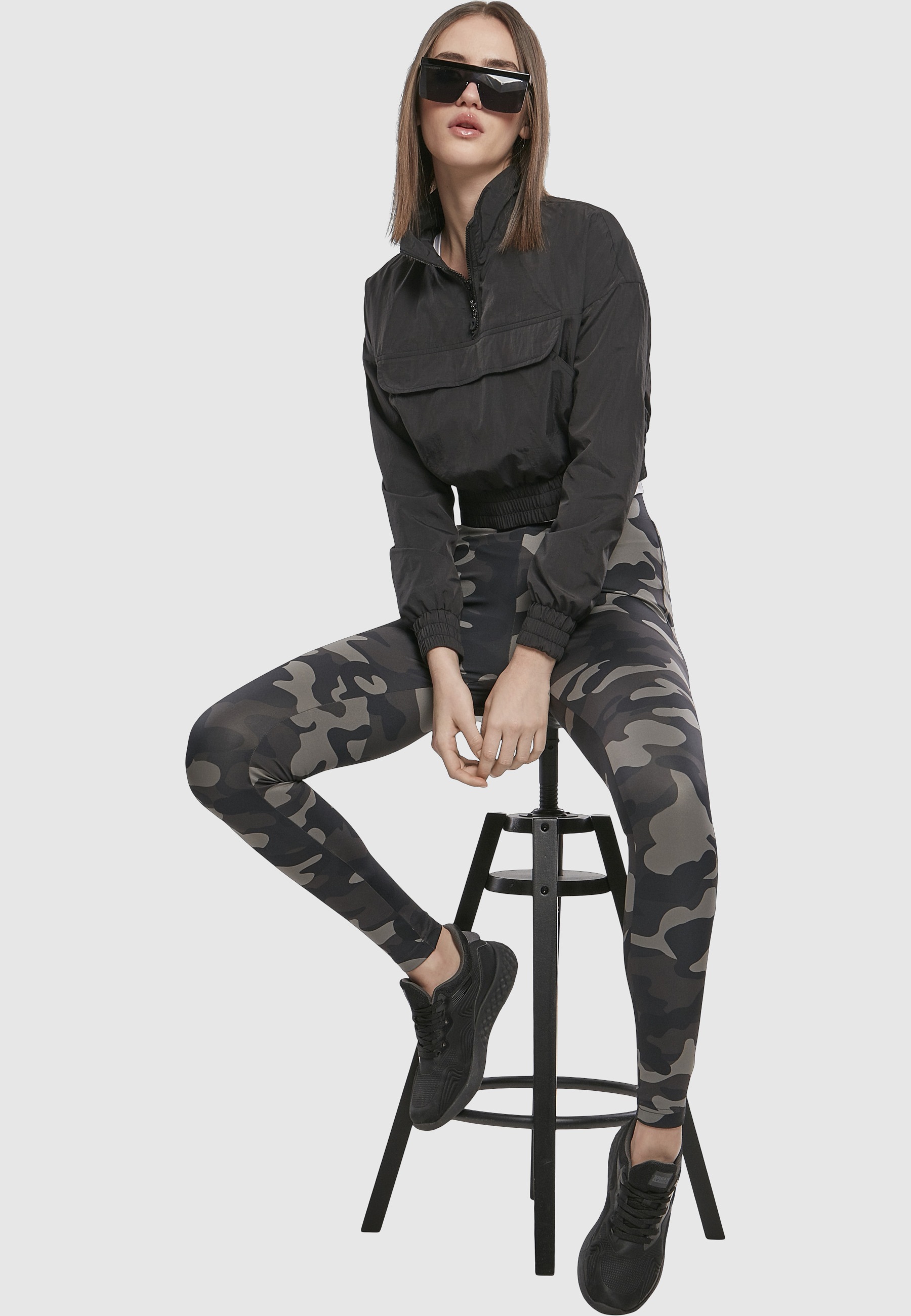 URBAN CLASSICS Leggings »Urban Classics Damen Ladies High Waist Camo Tech Leggings«