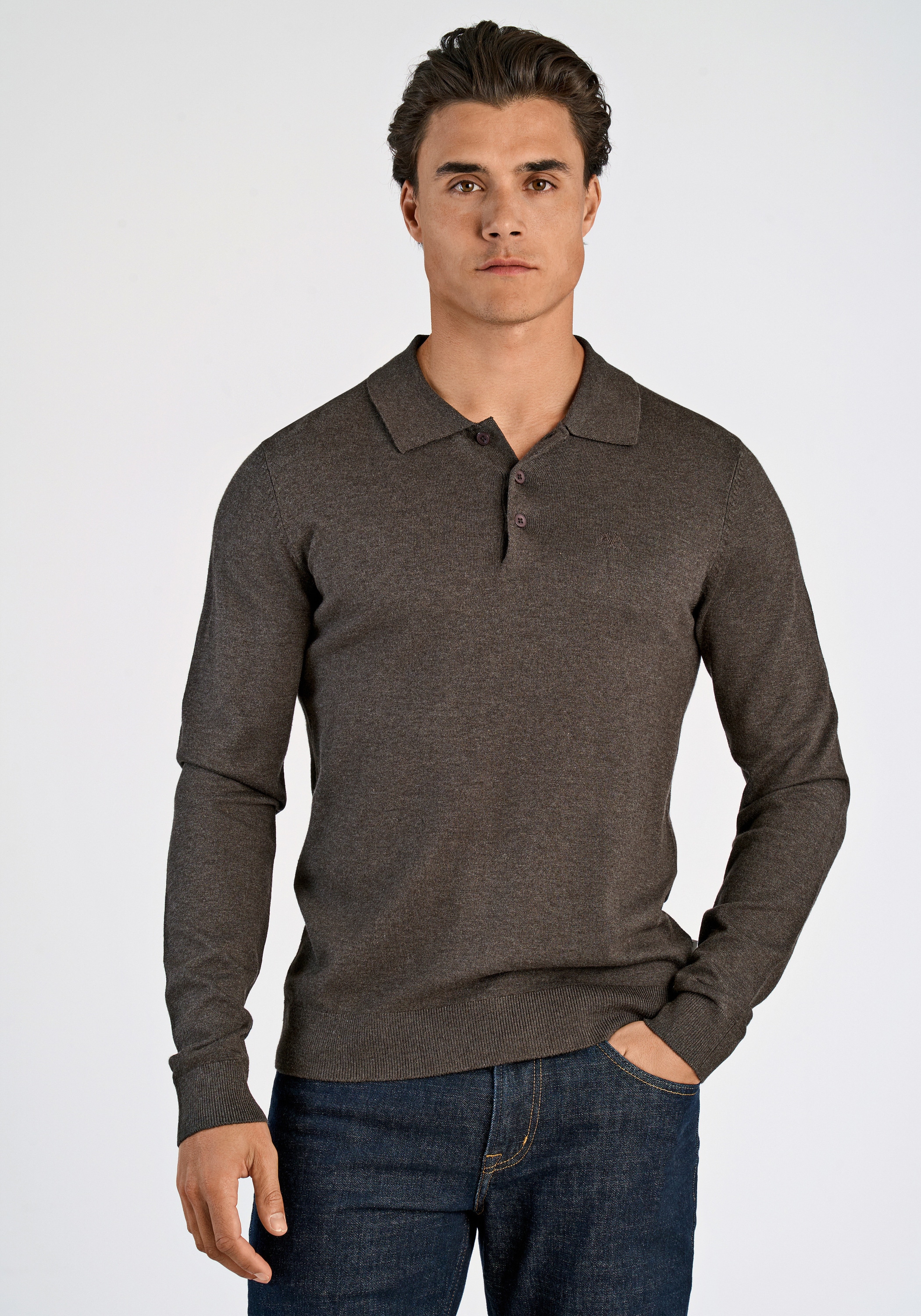 LINDBERGH Poloshirt "Lindbergh Strickpullover" günstig online kaufen