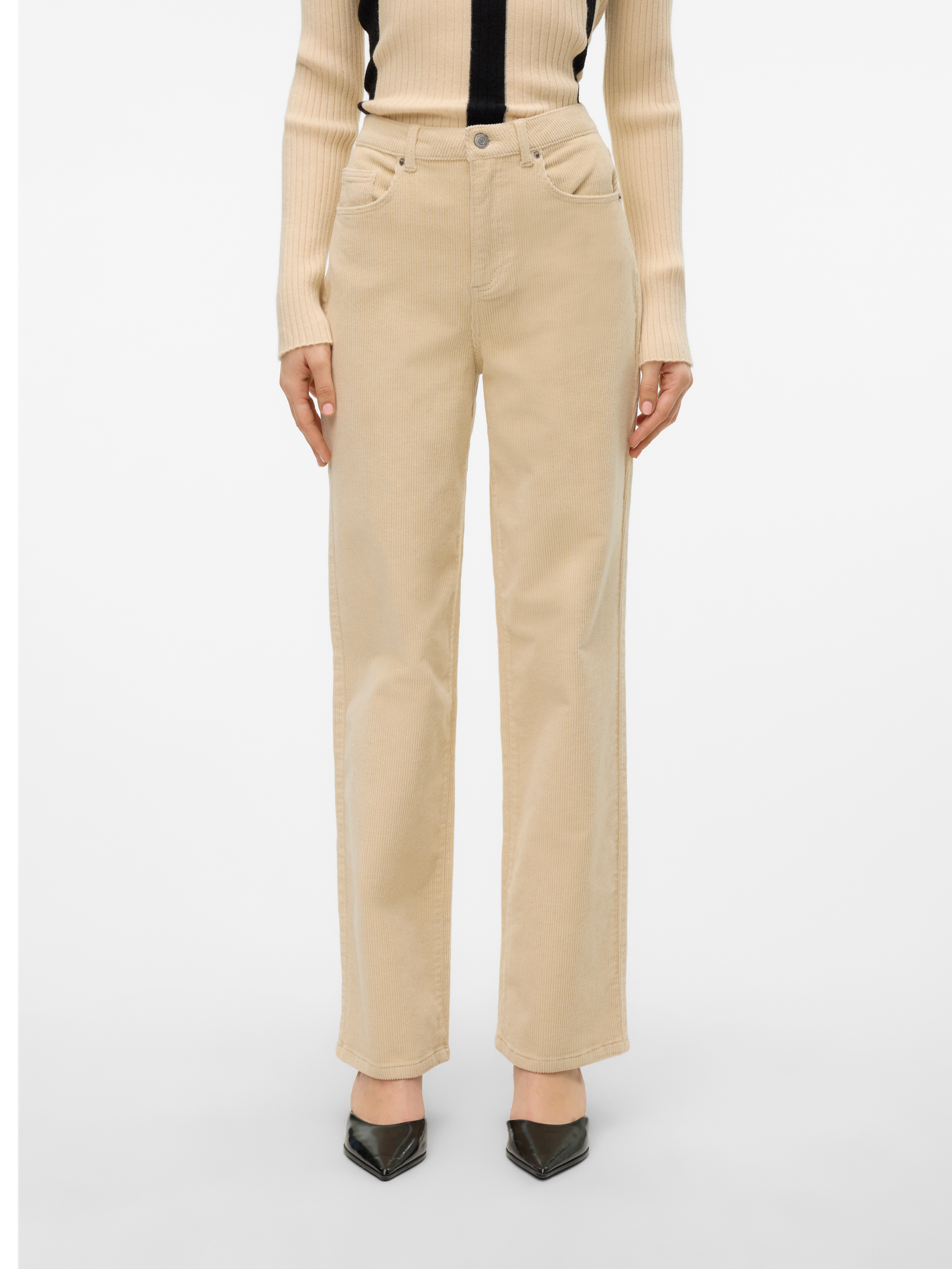 Vero Moda "VMTESSA HR WIDE CORDUROY PANTS GA NOOS" Baumwollmischung, oversize