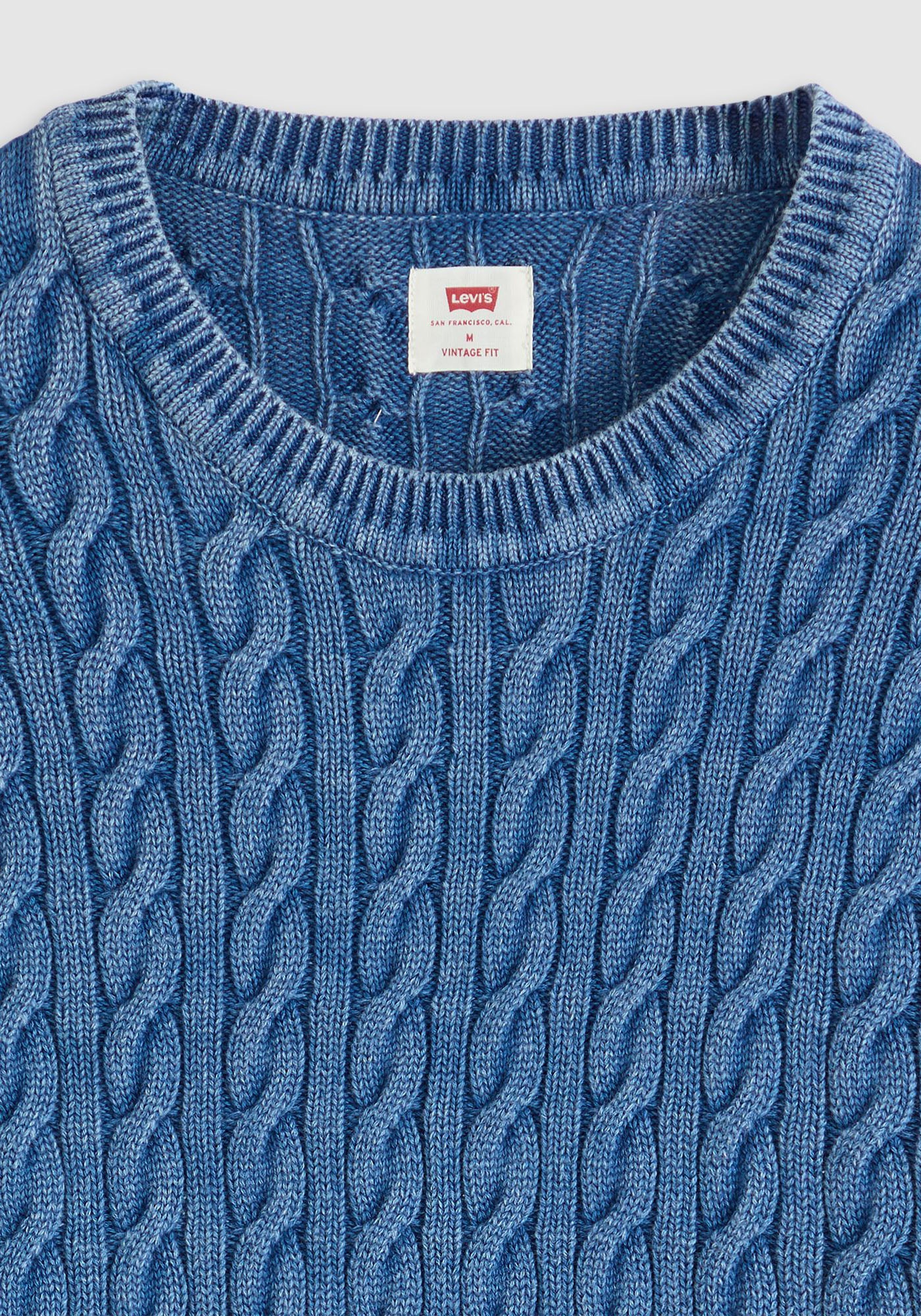 Levi's® Rundhalspullover »LV PRESIDIO«, mit Zopfmuster
