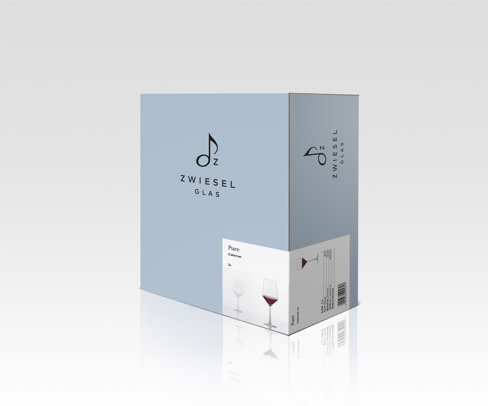 Zwiesel Glas Rotweinglas »Rotweingläser Pure 540 ml 2er Set transparent«