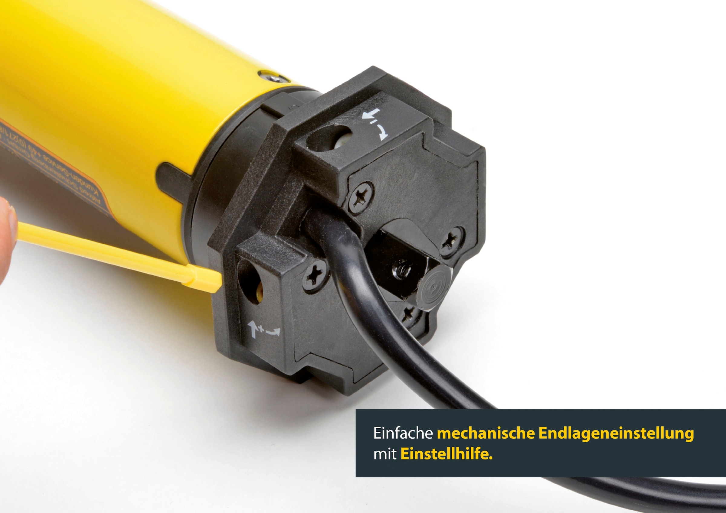 SCHELLENBERG Rollladenmotor »»Standard Maxi« 40 Nm, mechanische Endlageneinstellung«, für 60 mm Achtkantwellen bis 15 m² Rollladenfläche, 20640