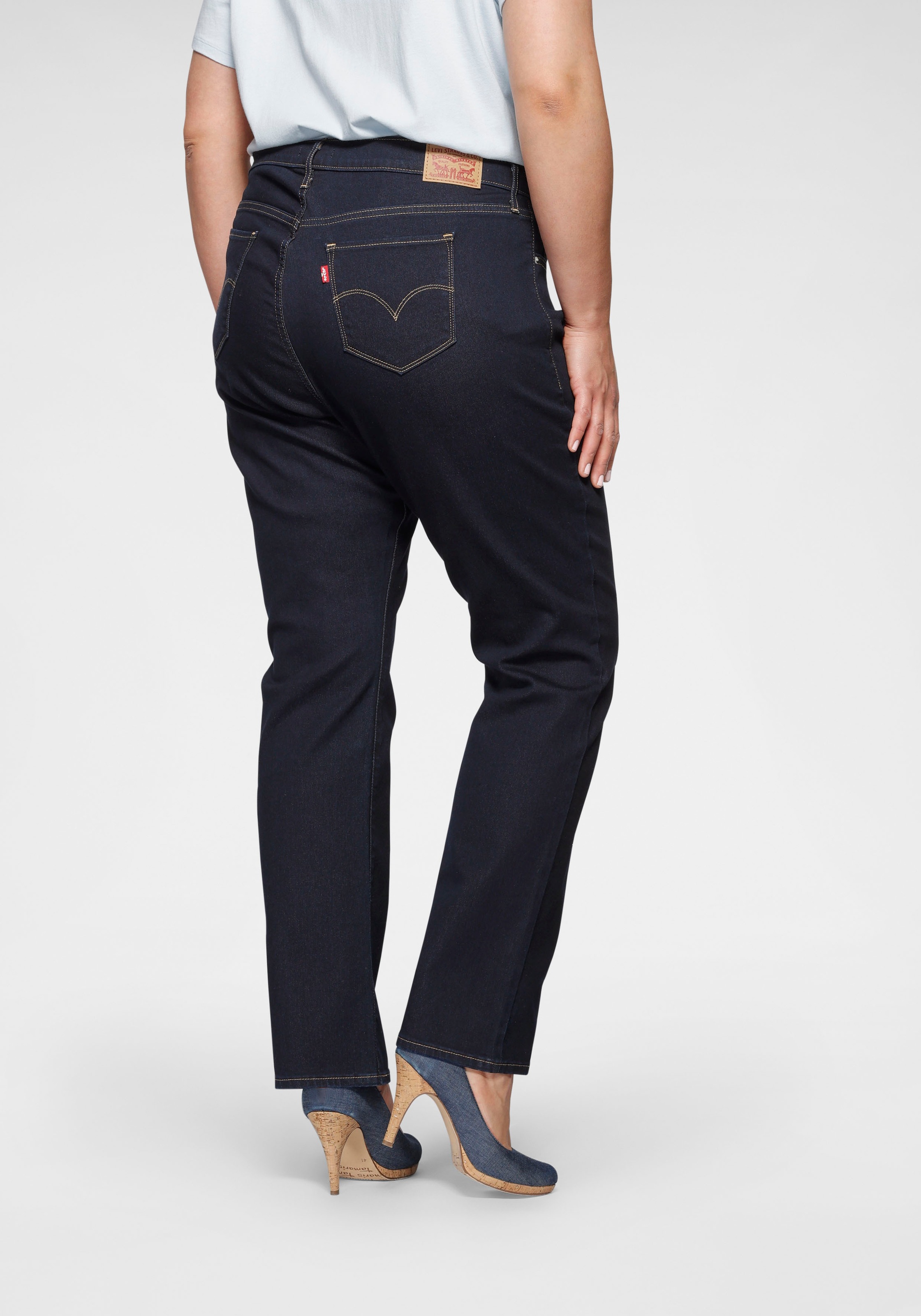 Levis Plus Straight-Jeans "314 Shaping Straight", in Baumwoll-Stretch günstig online kaufen