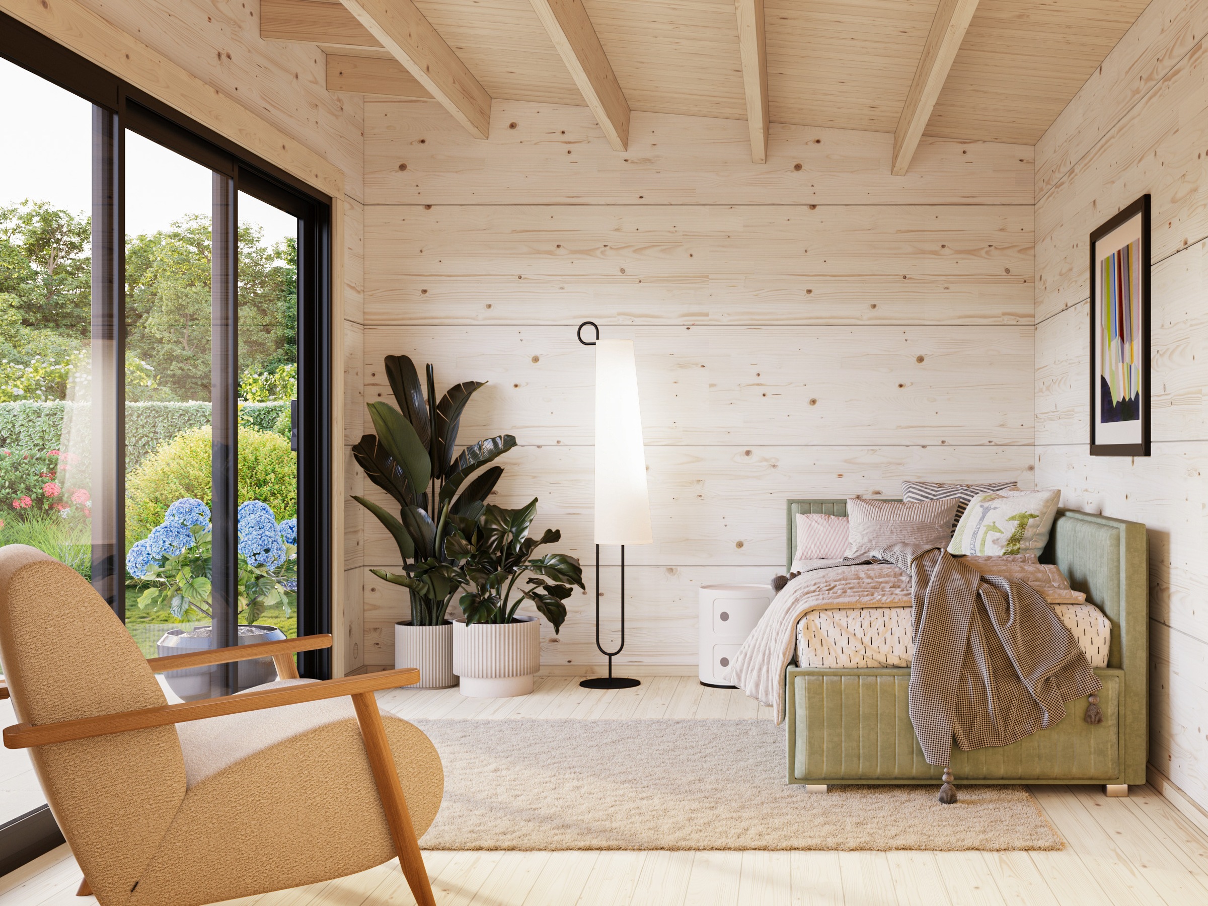 Palmako Gartenhaus »Grace Slide Plus« verschiedene Farben