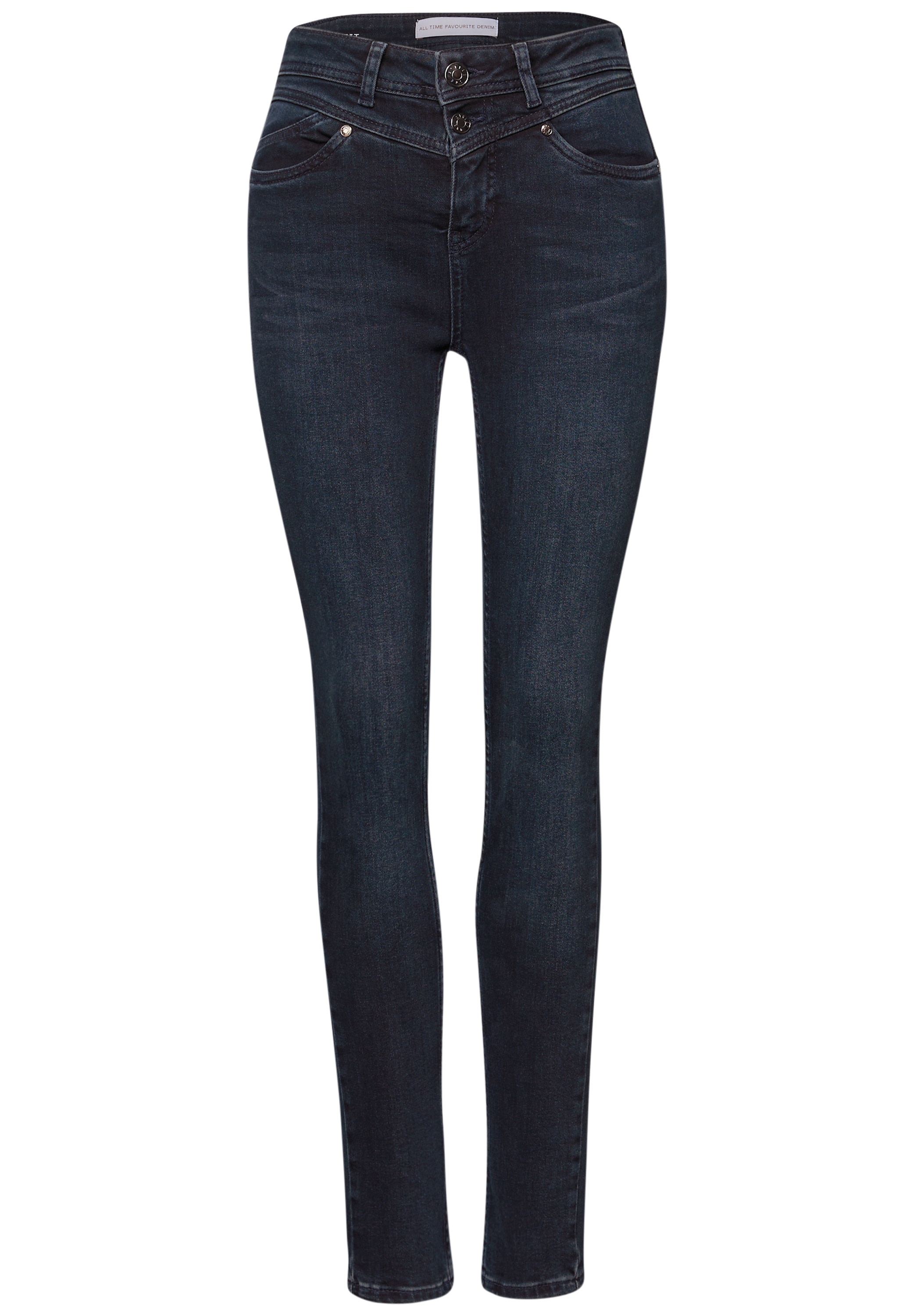 STREET ONE Slim-fit-Jeans, 5-Pocket-Style