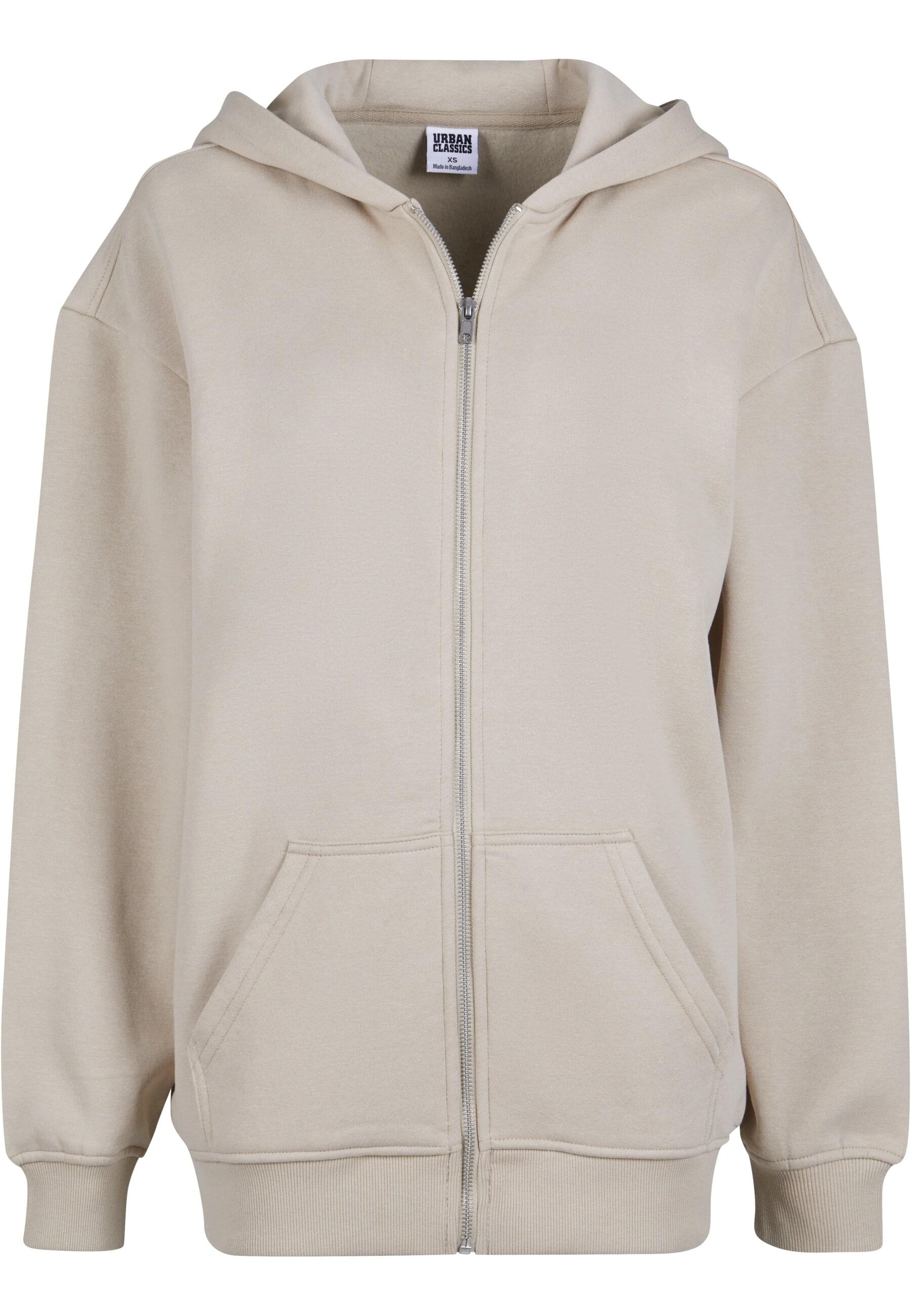 URBAN CLASSICS Sweatjacke "Urban Classics Damen Ladies Oversized Zip Hoody"