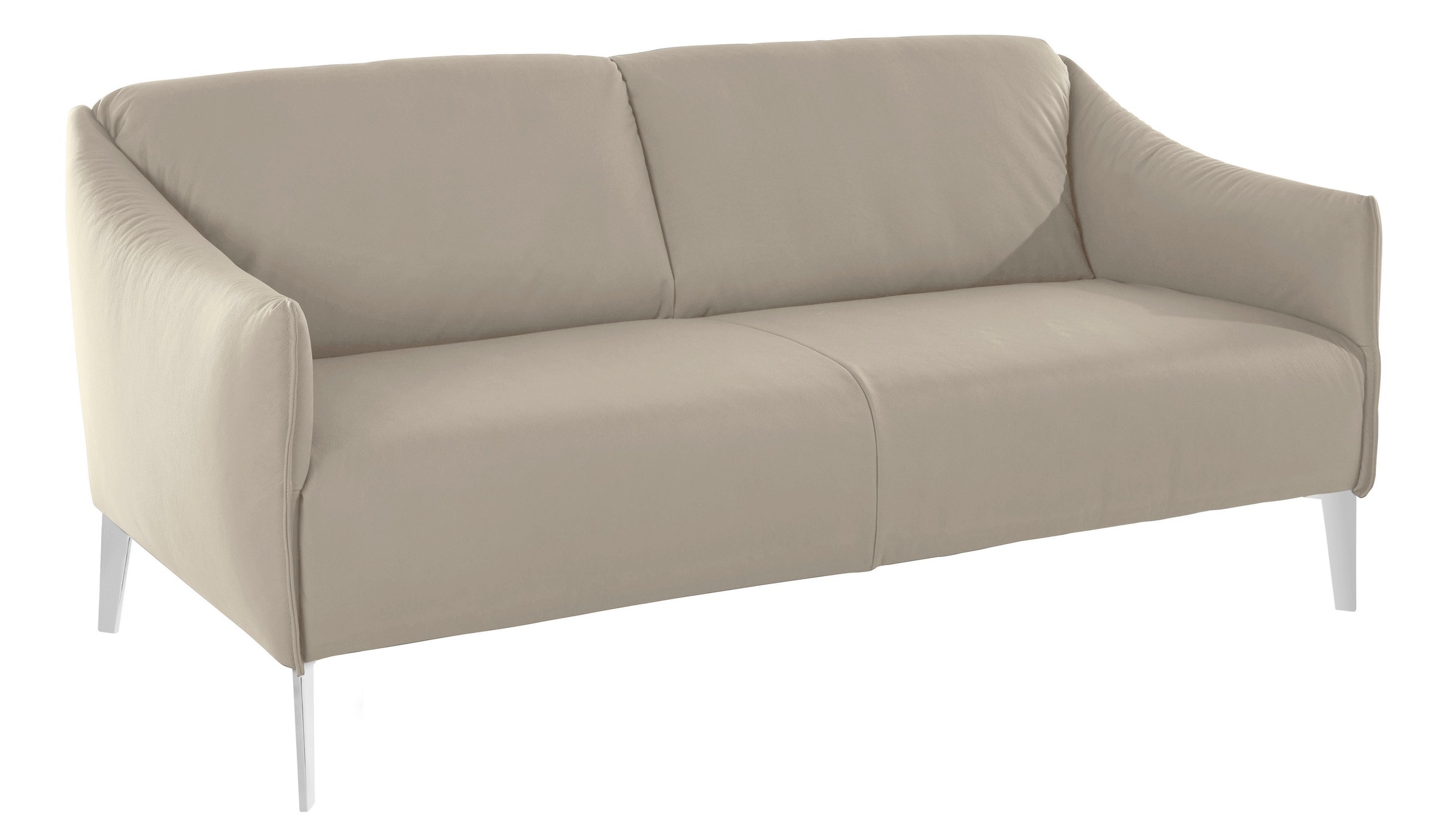 W.SCHILLIG 2,5-Sitzer »sally«, mit Metall-Winkelfüßen in Chrom glänzend, Breite 174 cm