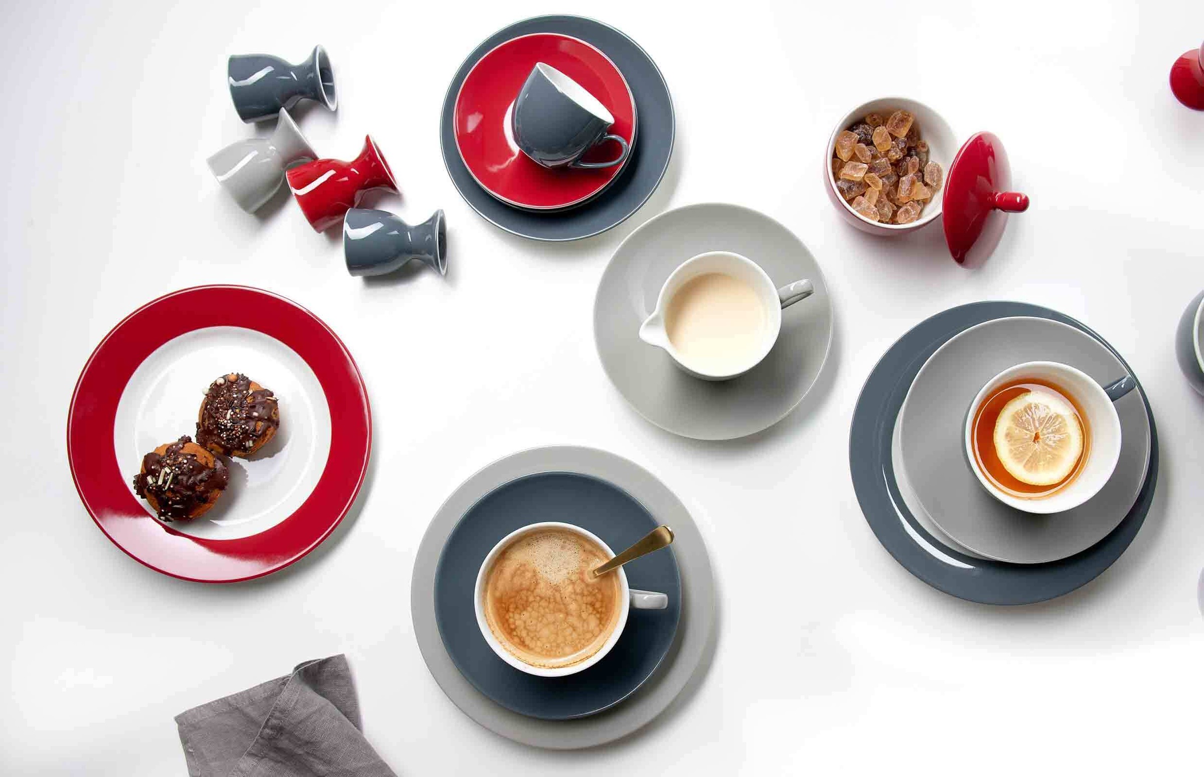 Ritzenhoff & Breker Eierbecher »Eierbecher Doppio ø 5 cm 6er Set bunt« Spülmaschinenfest, Mikrowellensicher