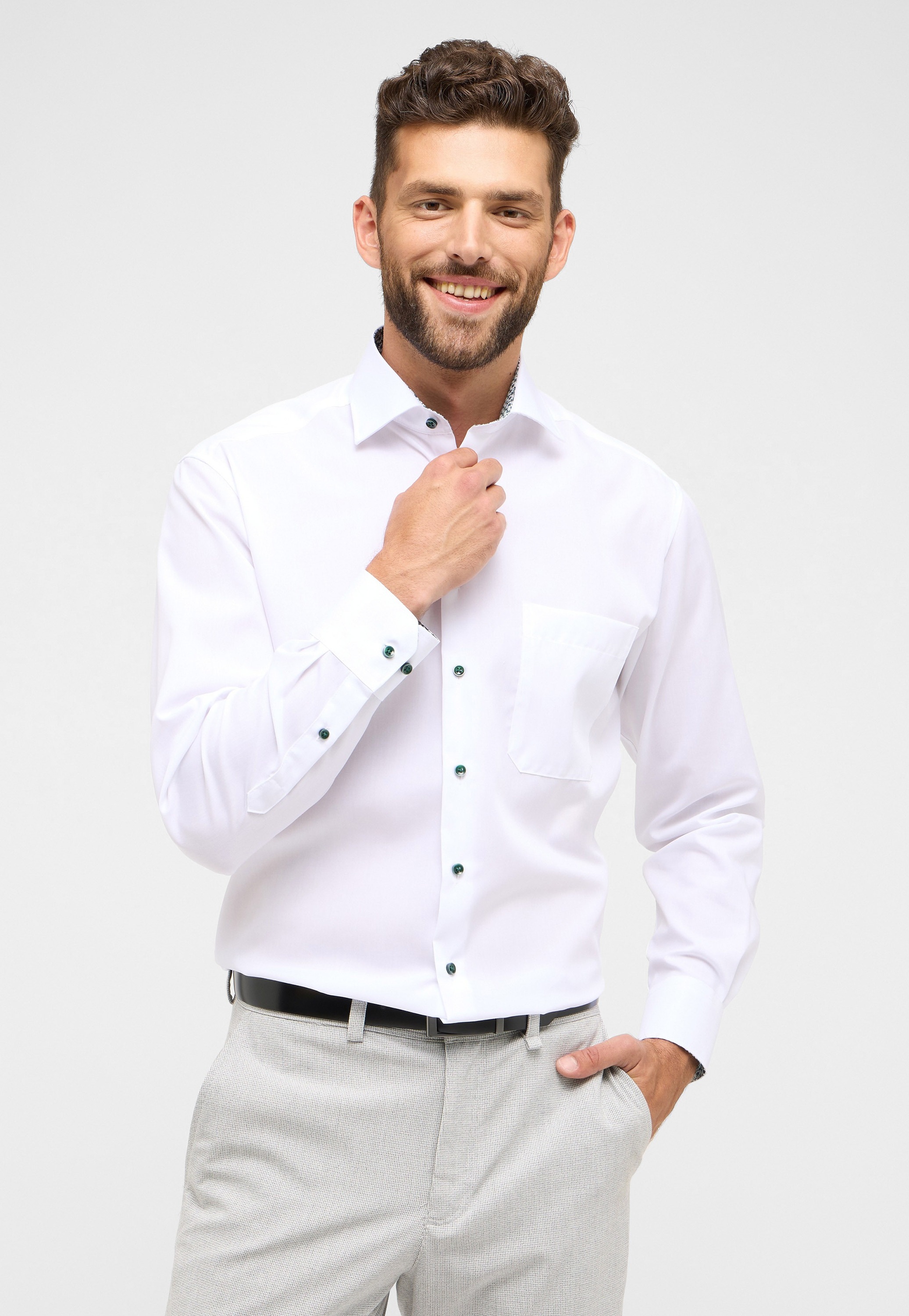 Eterna Langarmhemd "COMFORT FIT", NON IRON (bügelfrei) günstig online kaufen
