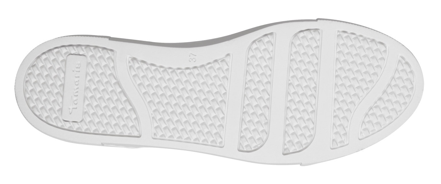 Tamaris Plateausneaker, Freizeitschuh, Halbschuh, Schnürschuh mit gepolstertem Schaftrand