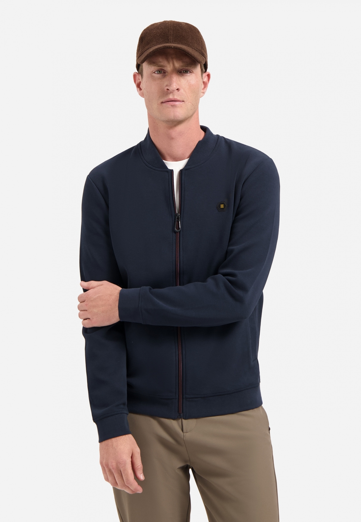 NO EXCESS Sweater "No Excess Bomberweste von Timeless Basics" günstig online kaufen
