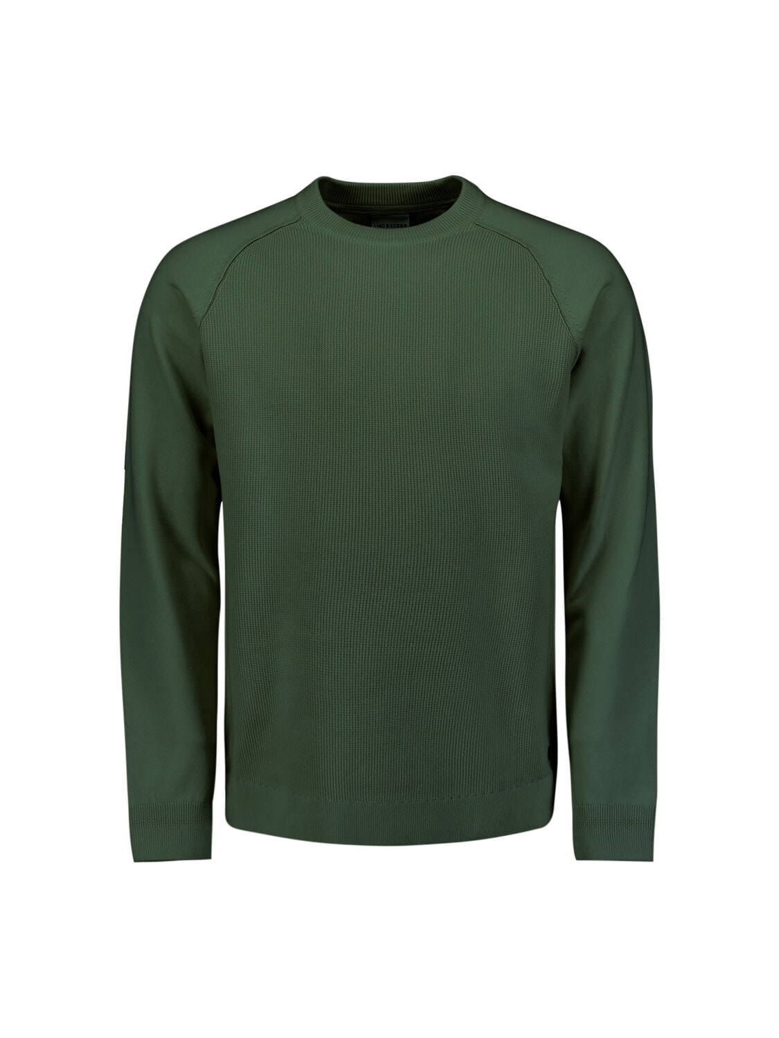 NO EXCESS V-Ausschnitt-Pullover "No Excess Waffelstrickpullover" günstig online kaufen