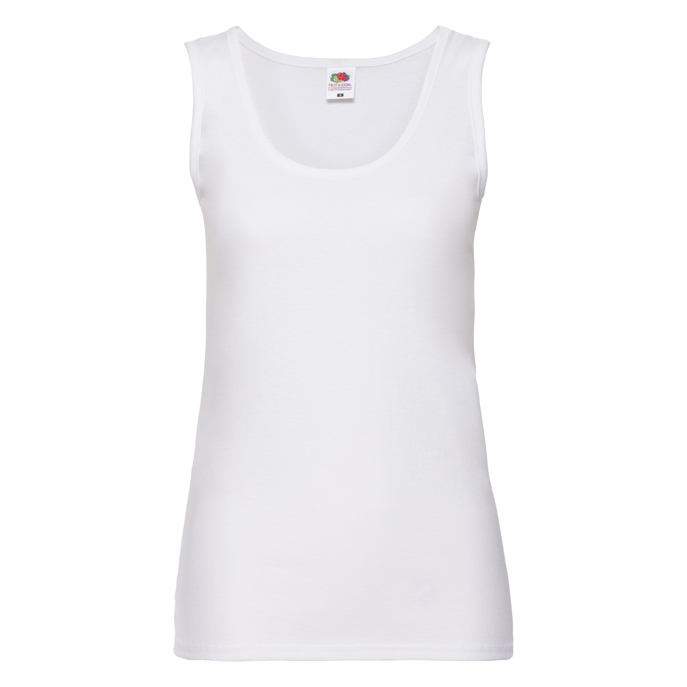 Fruit of the Loom Tanktop, (Packung, 3 tlg.), aus reiner Baumwolle, Rundhals