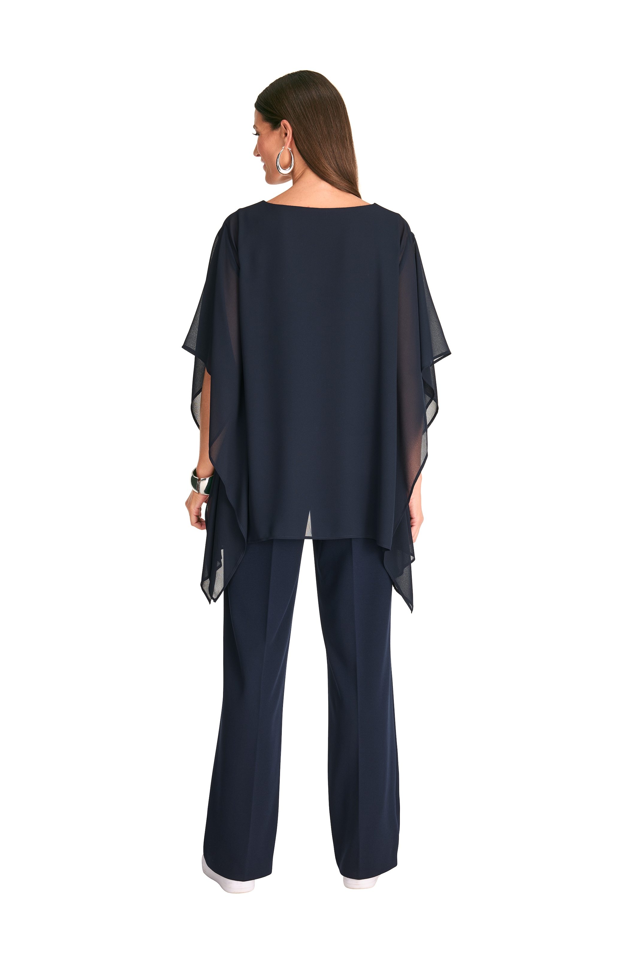 HERMANN LANGE Collection Blusenponcho, mit weiten Ärmeln