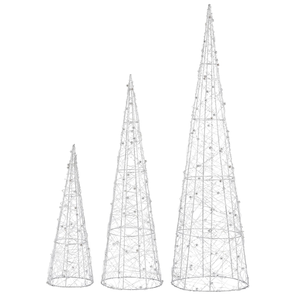 Star-Max LED Baum »Pyramide«, mit 90 warmweißen LEDs