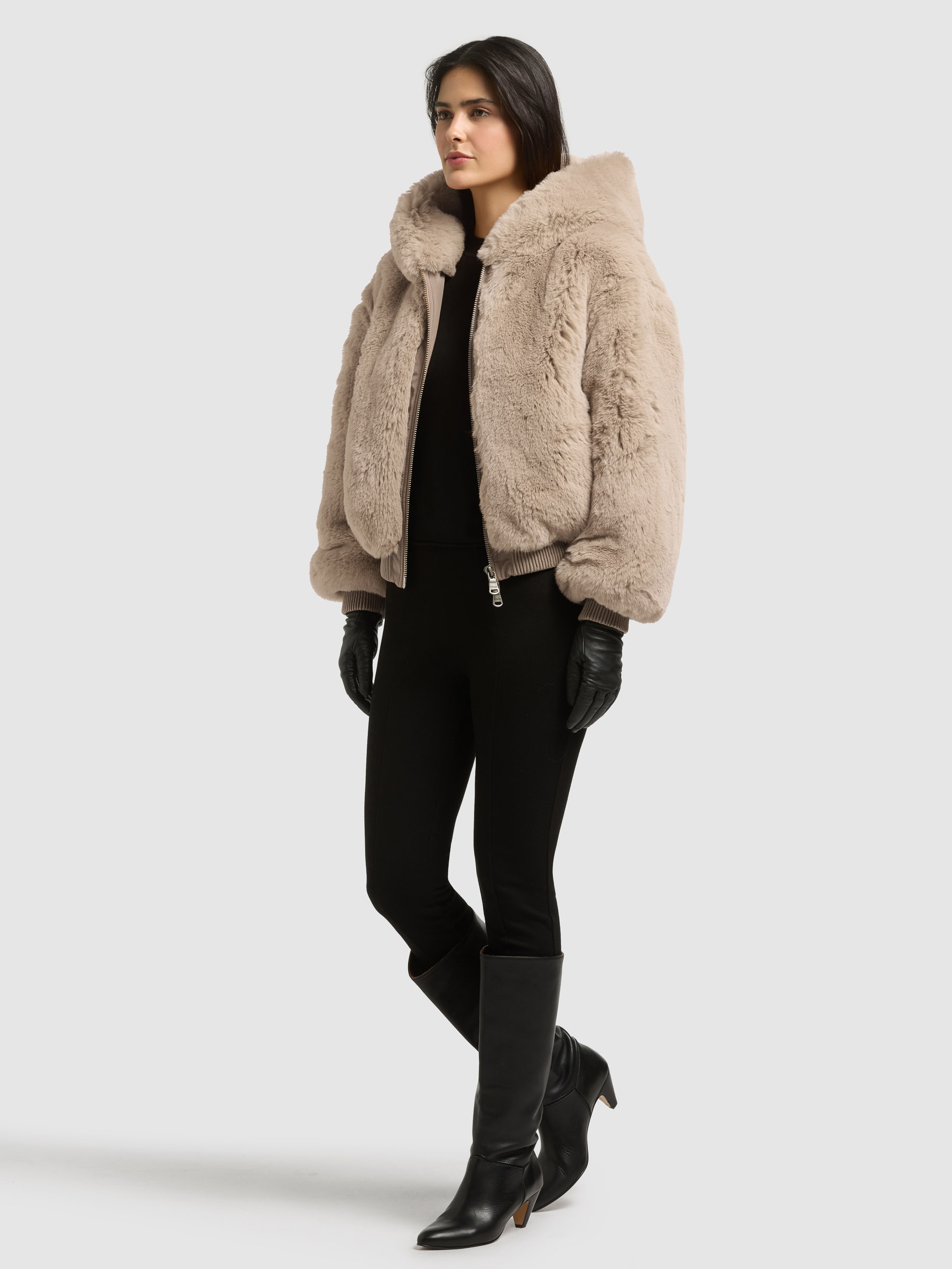 khujo Blouson »KRIS« mit Kapuze