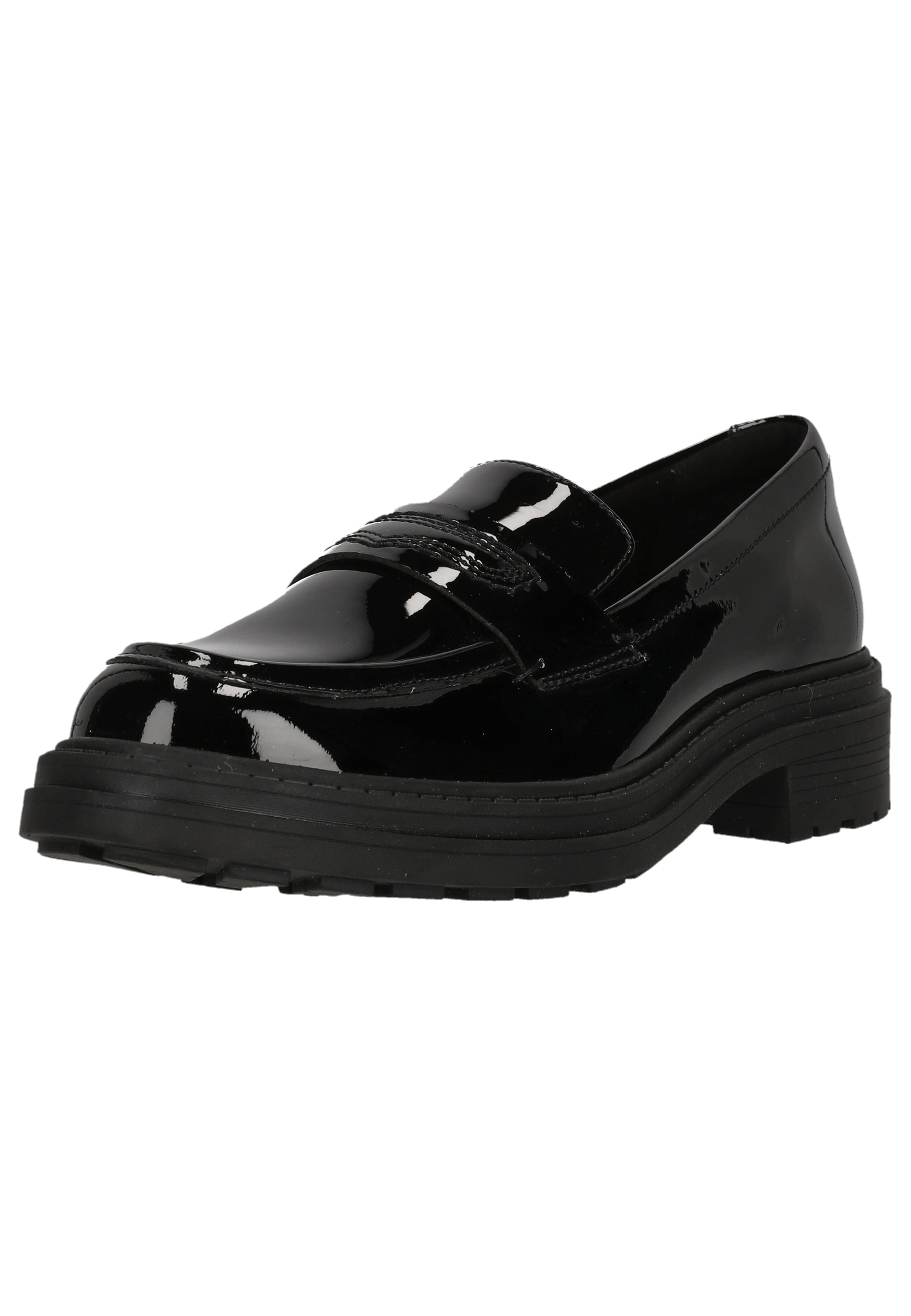 Clarks Slipper "Orinoco3 Edge", aus hochwertigem, schwarzem Lackleder günstig online kaufen