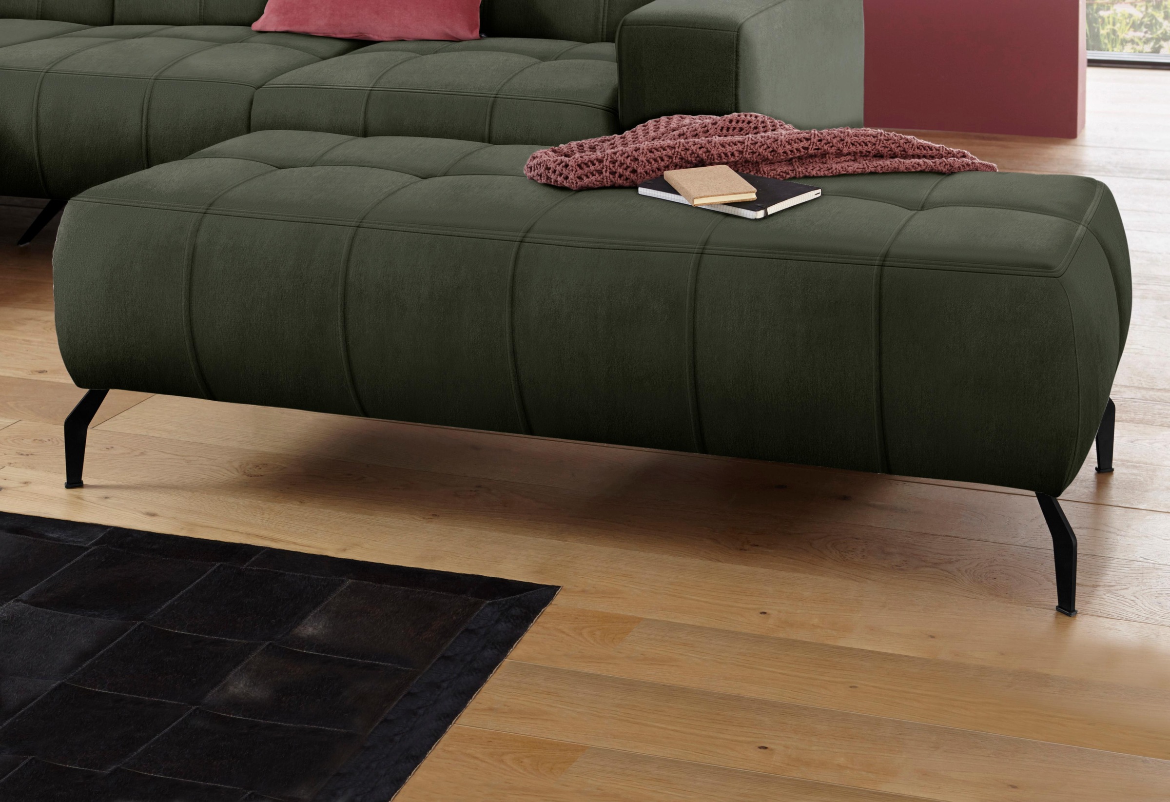 DOMO collection Hocker »Trento, mit Kufenfuß oder Einzelfuß«, passend zur Serie Trento