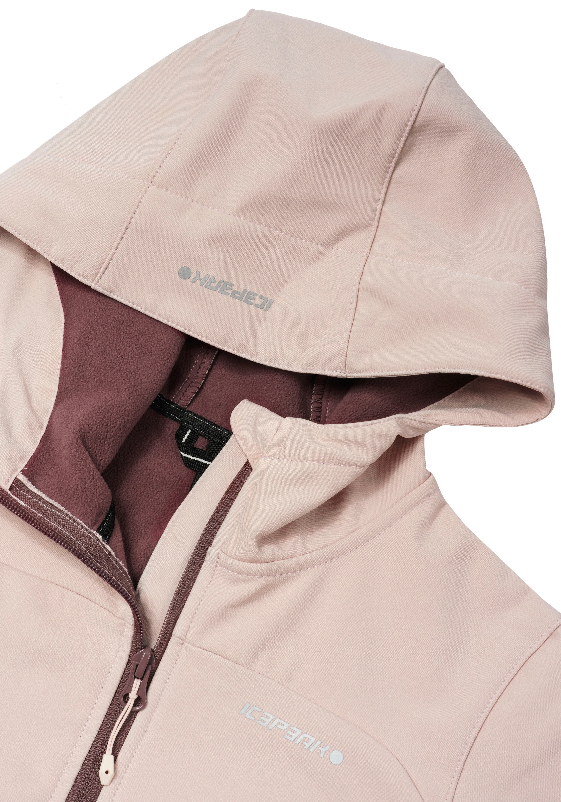 KLEVE modischen Softshelljacke »SOFTSHELLJACKE Kapuze, - Icepeak mit Logoschriftzügen | BAUR mit Kinder«, für