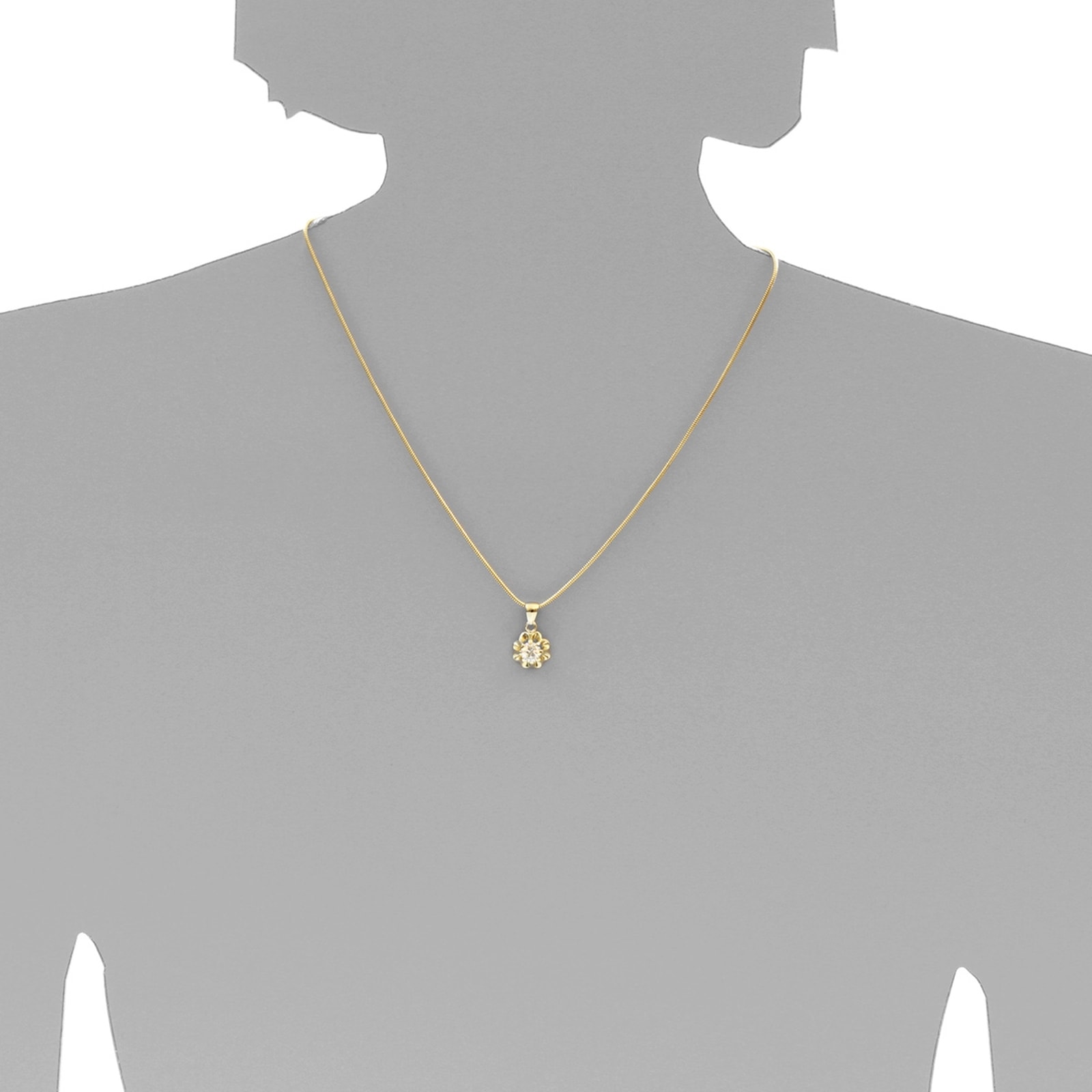 OSTSEE-SCHMUCK Kettenanhänger »Ostsee-Schmuck Anhänger Pia 6 mm Anhänger Pia 6 mm« 1 Stk. tlg.