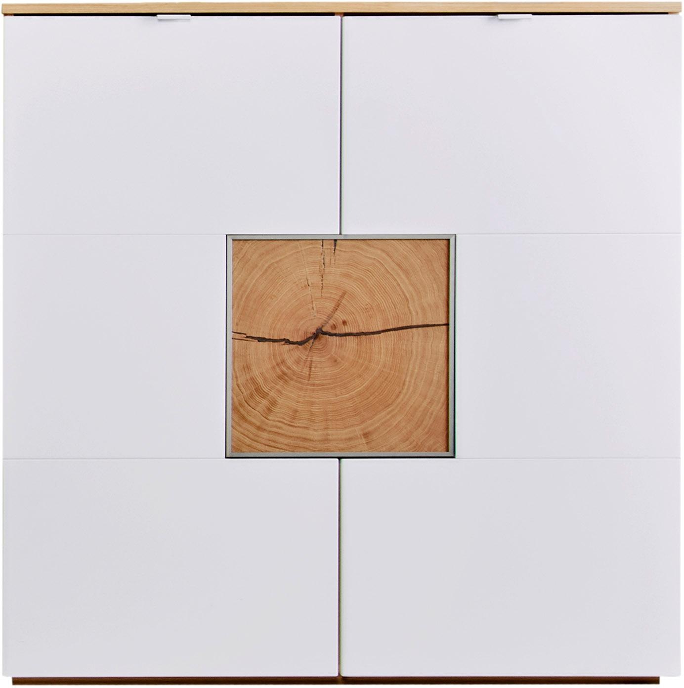 VOGL Möbelfabrik Highboard Breite 114 cm mit Hirnholzelement günstig online kaufen