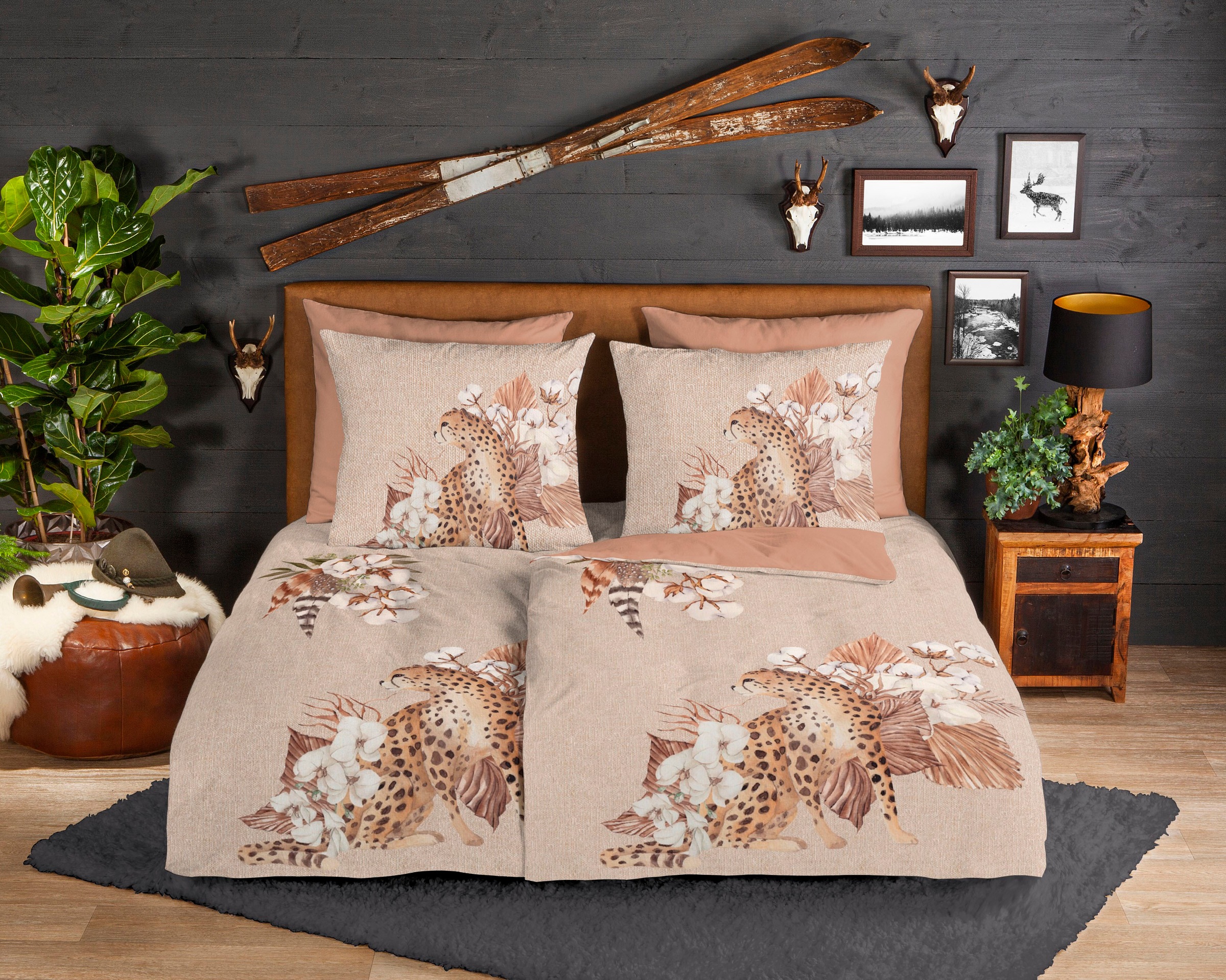 good morning Wendebettwäsche "Chevy" 2 Stk. Biber Flanell, 135x200, Warm, W günstig online kaufen