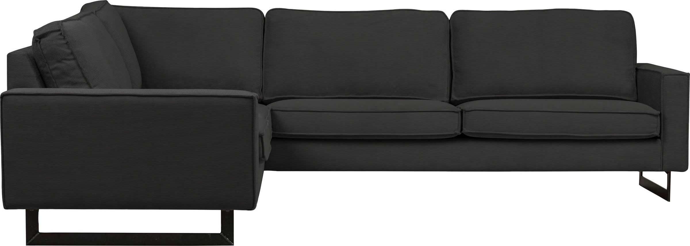 Places of Style Ecksofa "Pinto, XXL, 250/290 cm, langer Schenkel, Ottomane" günstig online kaufen