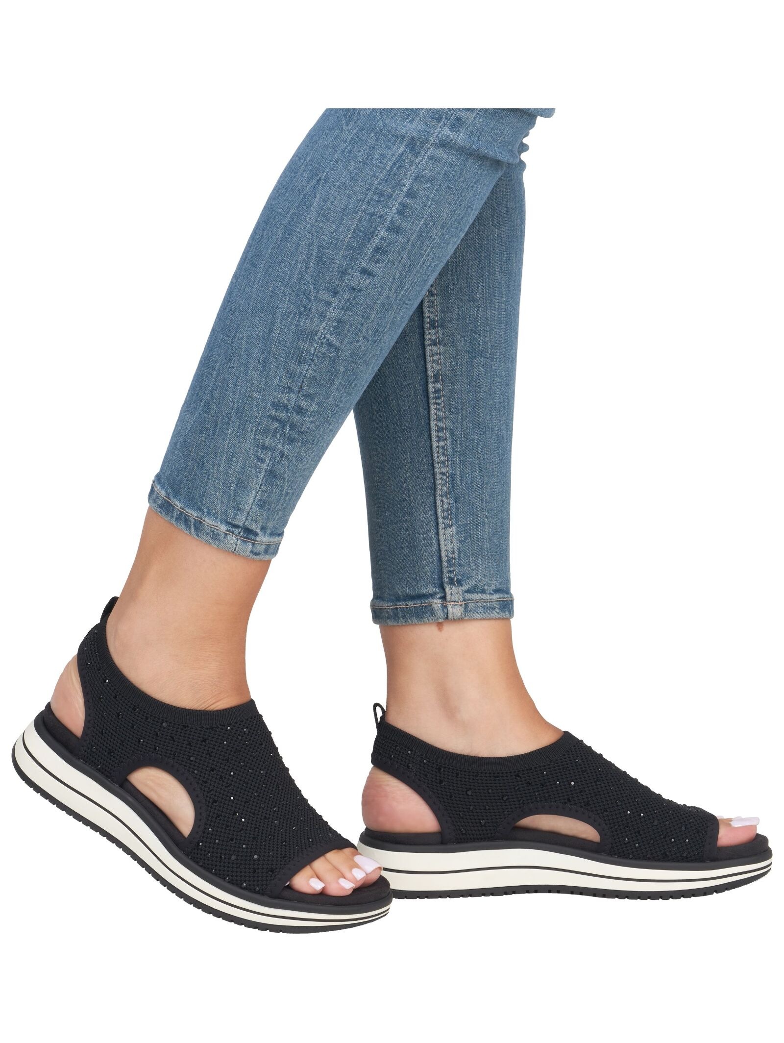 Thumbnail - Remonte Schaftsandalette "Remonte Sandalen Textil"