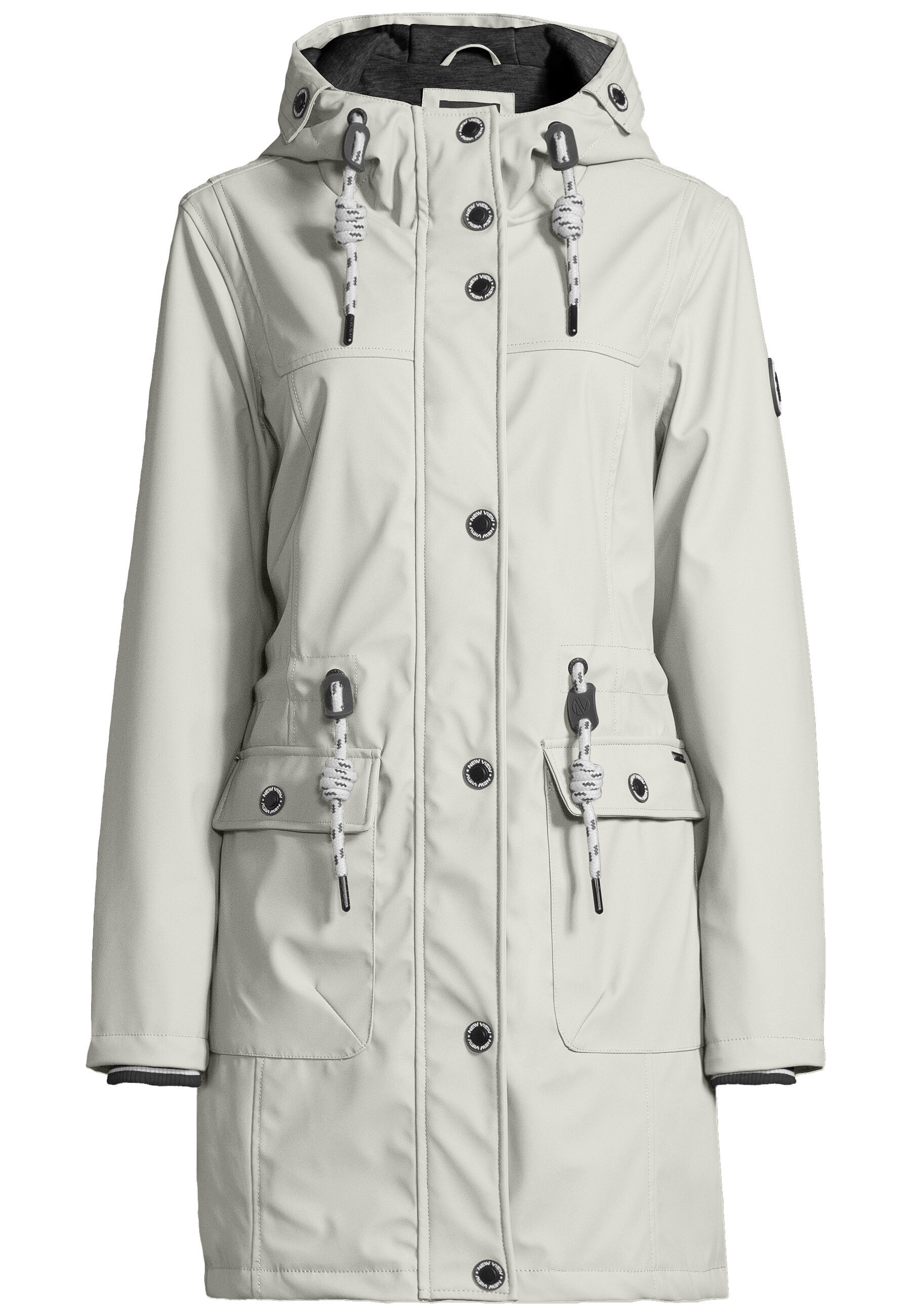 New View Regenjacke "Lillie" mit Kapuze mit weitenregulierbarer Kapuze