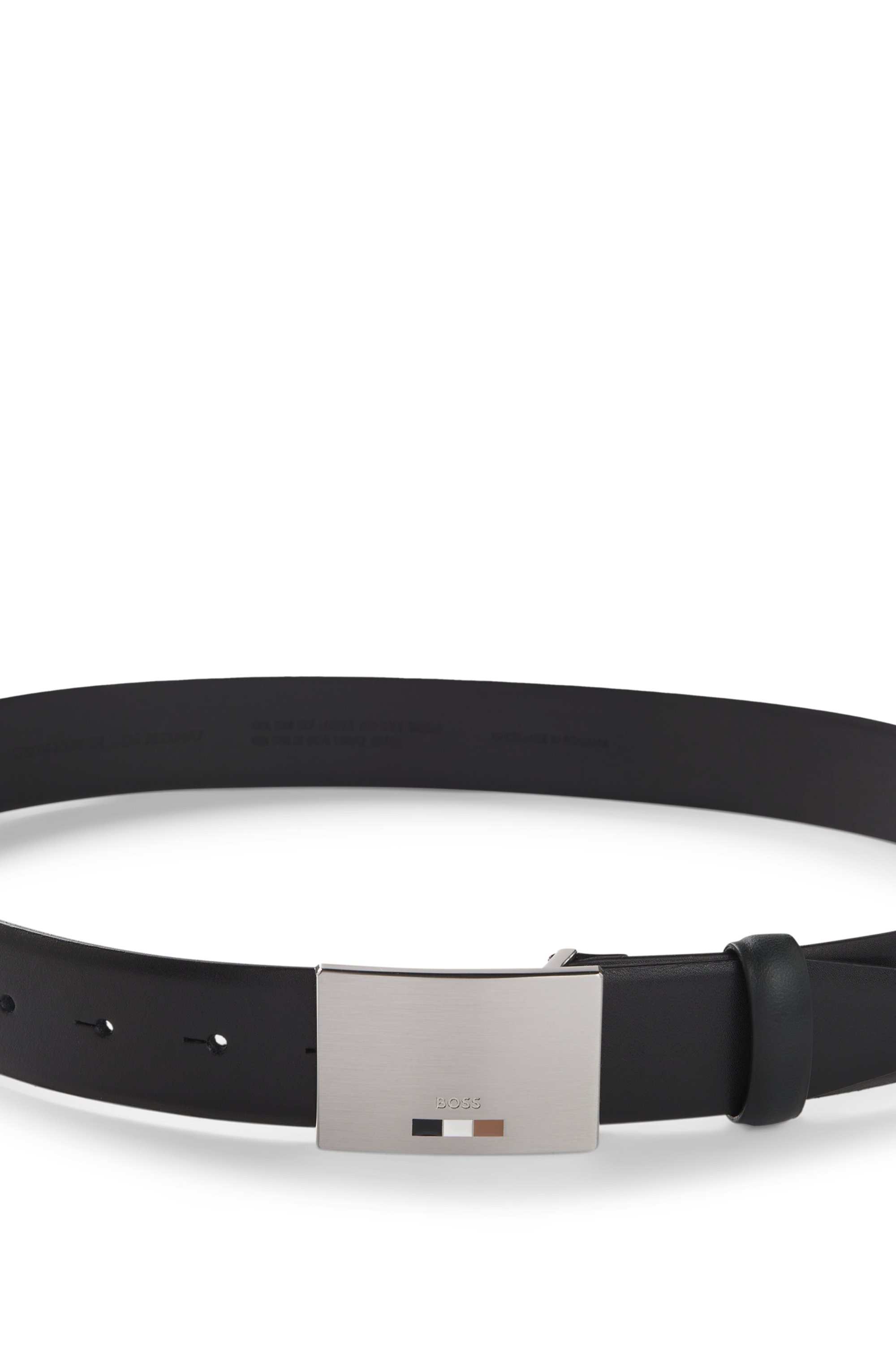 Thumbnail - BOSS Ledergürtel "Strom-Icon-En Sz35" mit Logo-Koppelschließe