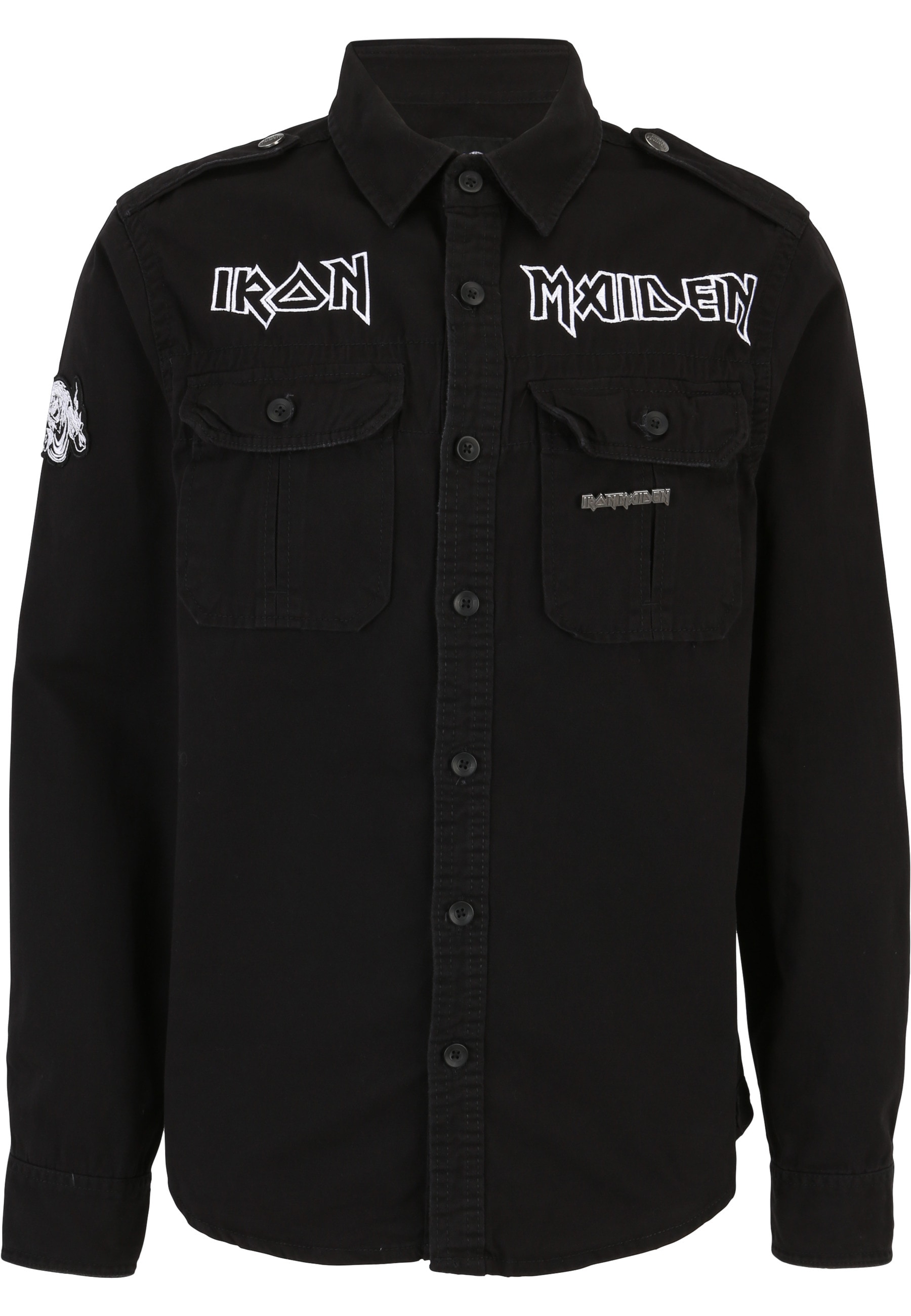 Brandit Langarmhemd "Brandit Iron Maiden Vintage Shirt long sleeve Eddy" 1 günstig online kaufen