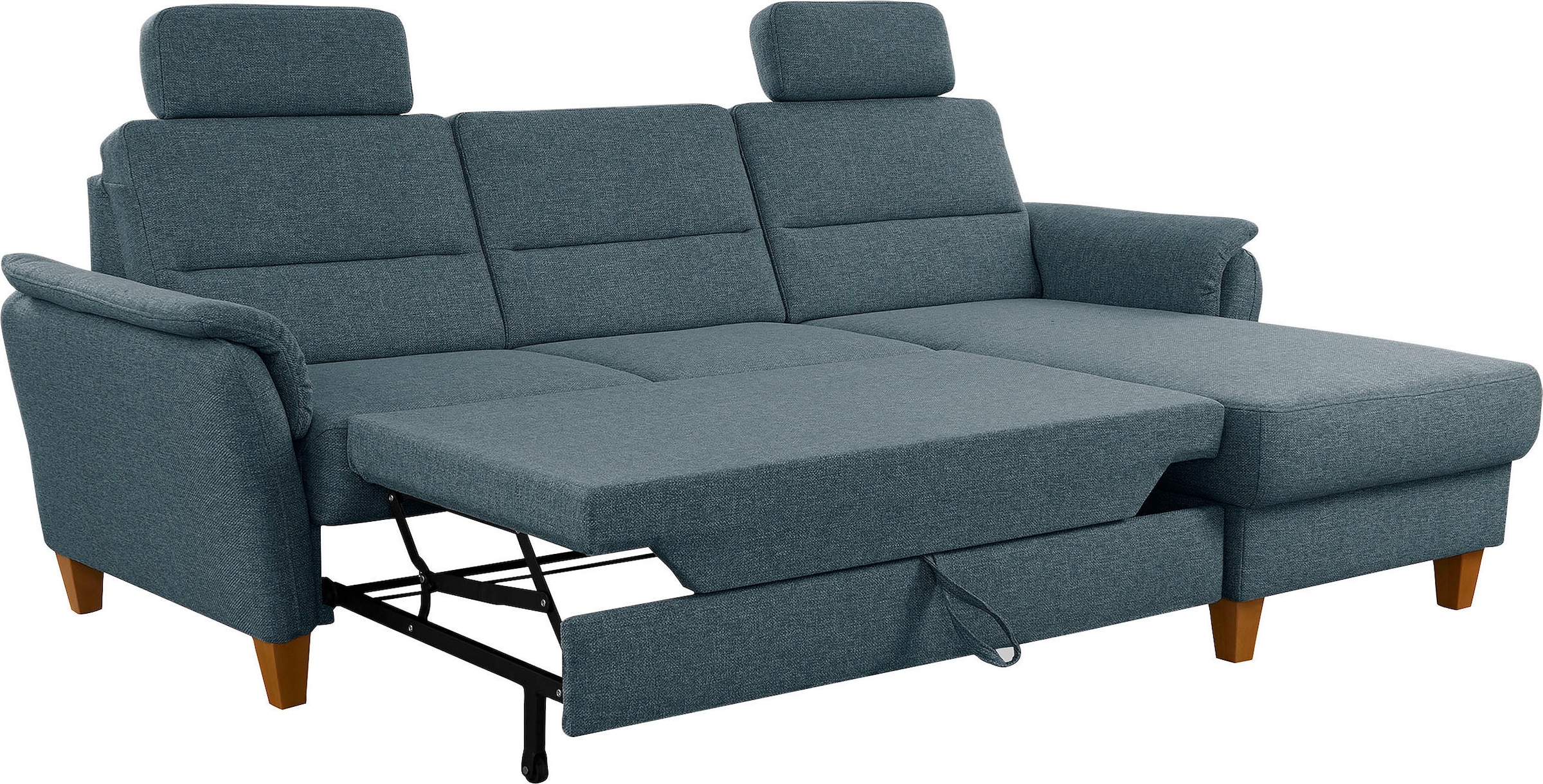 Home affaire Ecksofa »Palmera L-Form«, Federkern, wahlweise mit Bettfunktion und mit/ohne Bettkasten