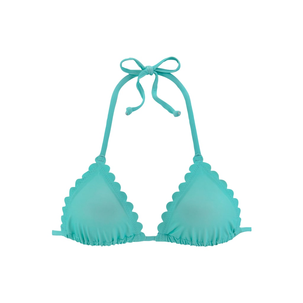 LASCANA Triangel-Bikini-Top »Scallop«